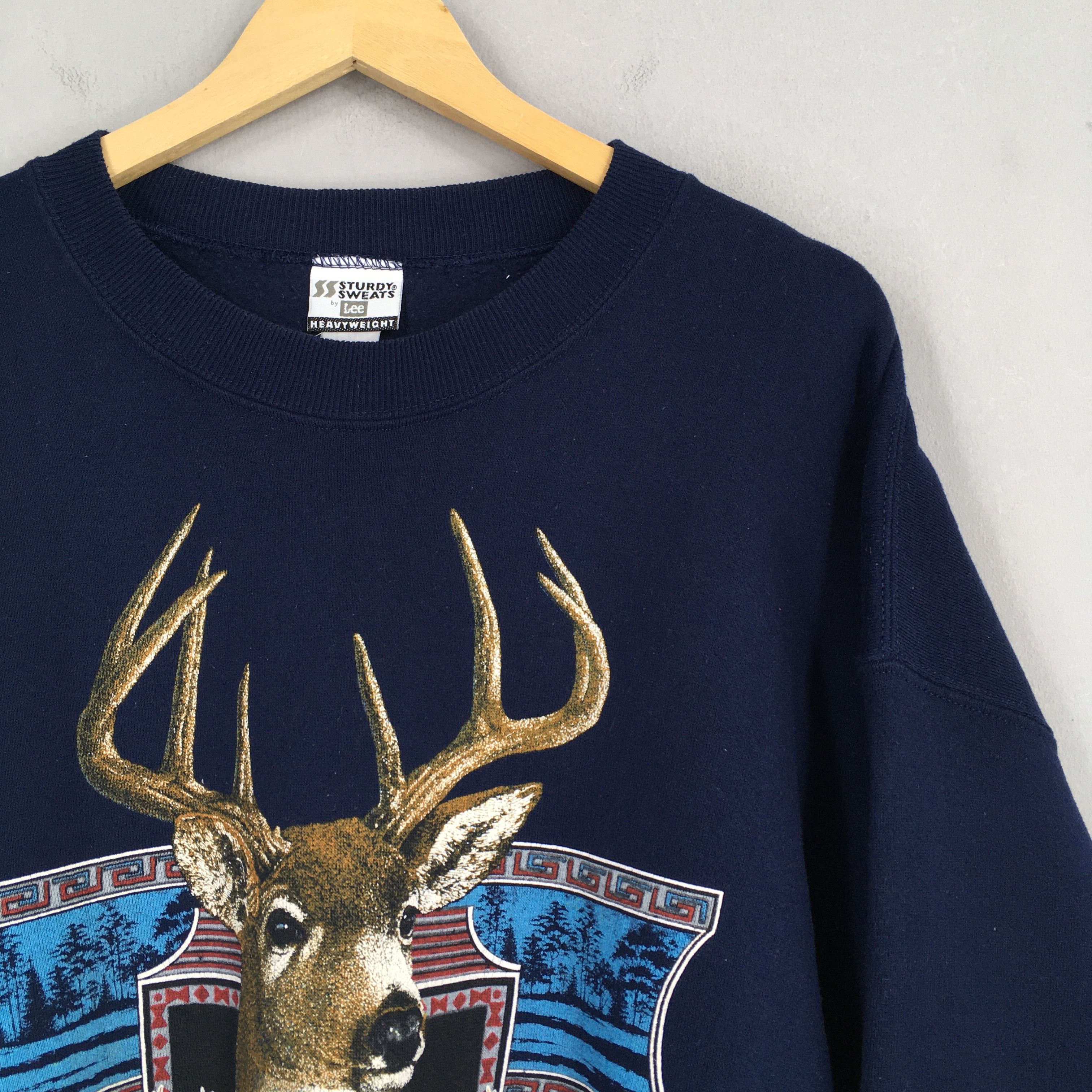 Other Vintage Whitetail Deer Animal Sweatshirt XLarge Size US XL / EU 56 / 4 - 2 Thumbnail