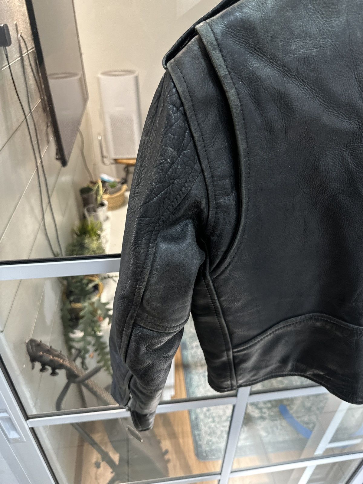 First MFG Co. 1980 First Genuine Leather Double Rider Biker Jacket Size US M / EU 48-50 / 2 - 9 Thumbnail