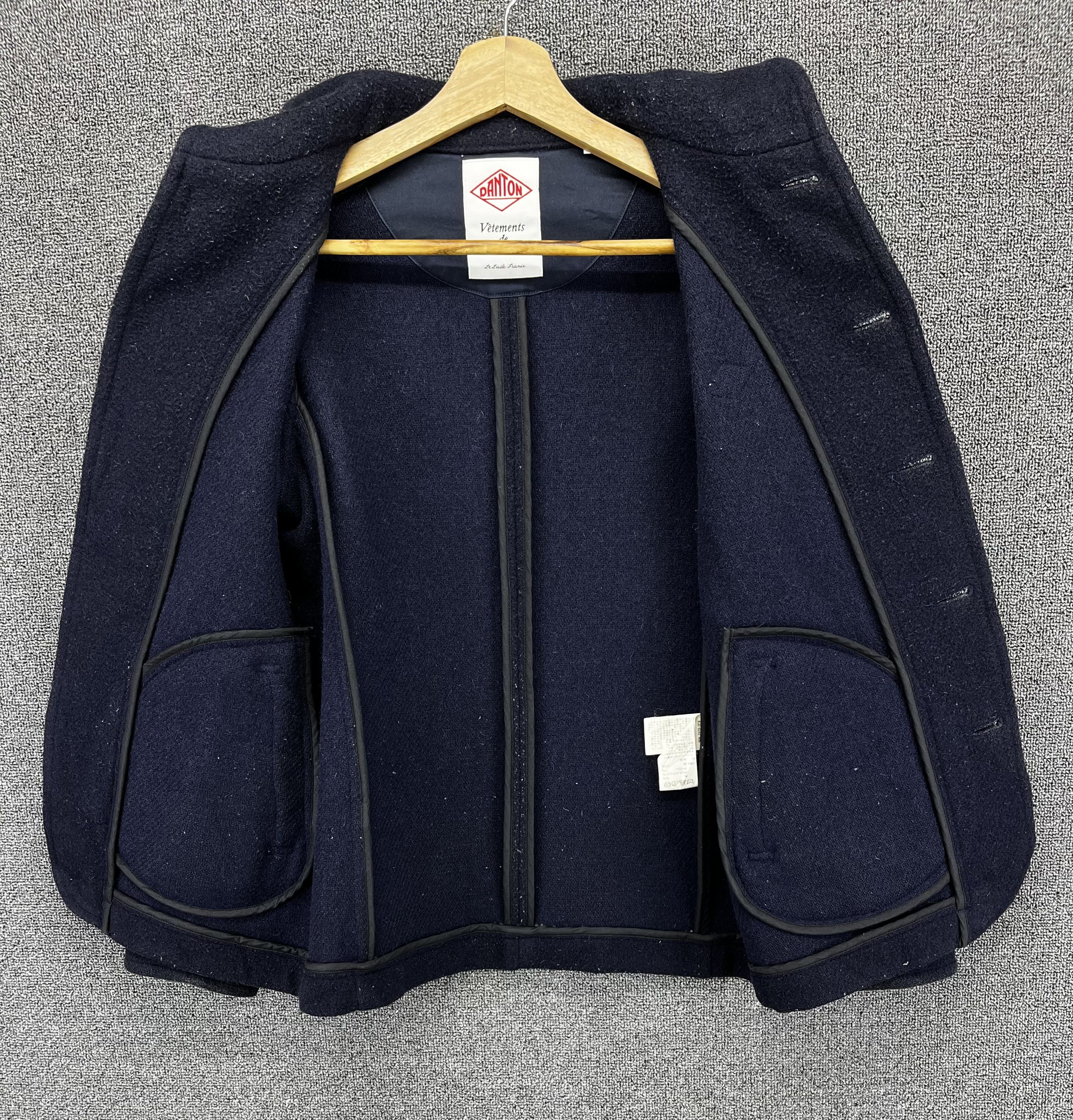 Danton Vintage Danton Rare Fleece Button Up Jacket Size XS / US 0-2 / IT 36-38 - 6 Thumbnail