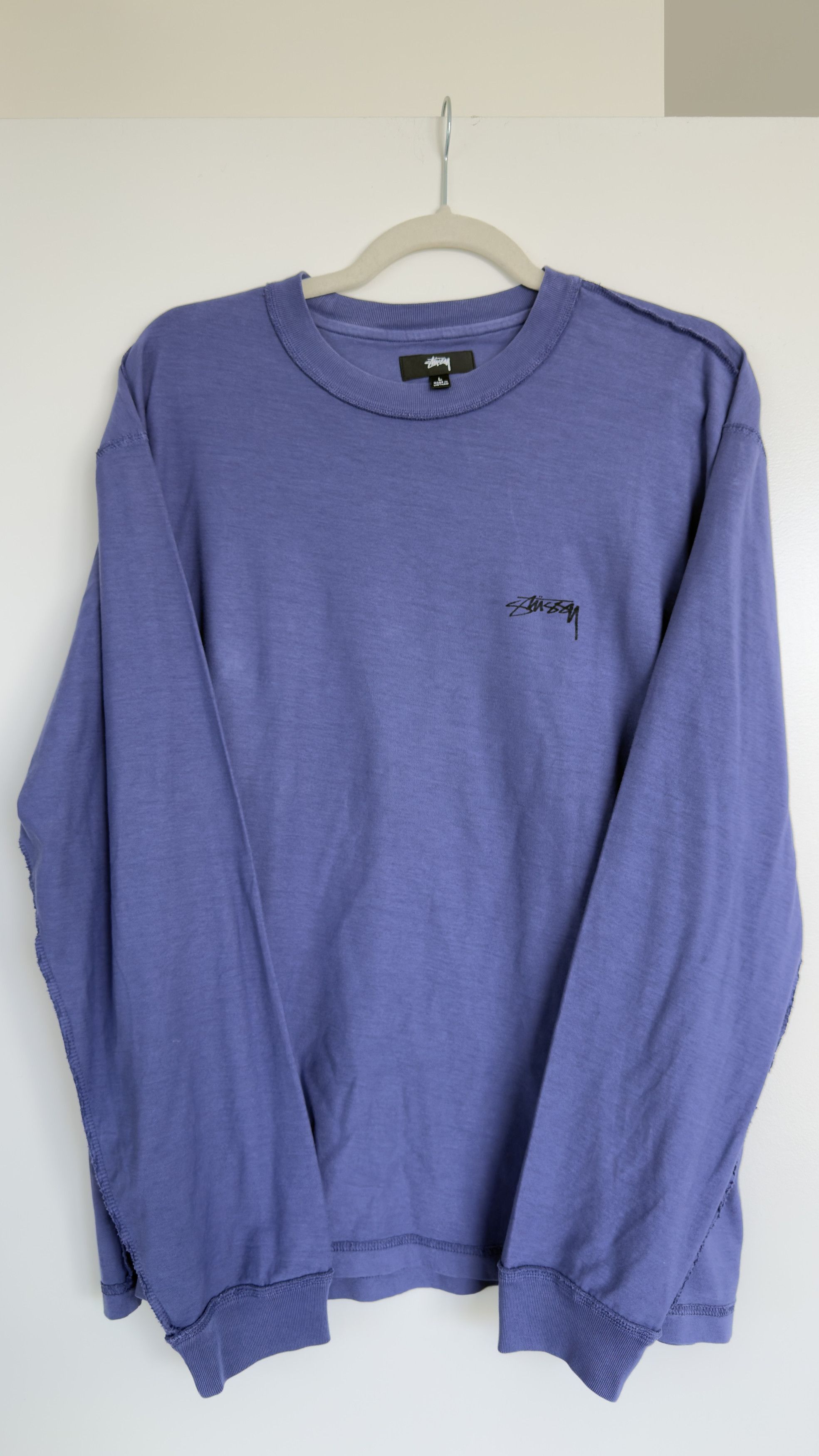 STUSSY Test Strike Pigment Dyed LS Long Sleeve