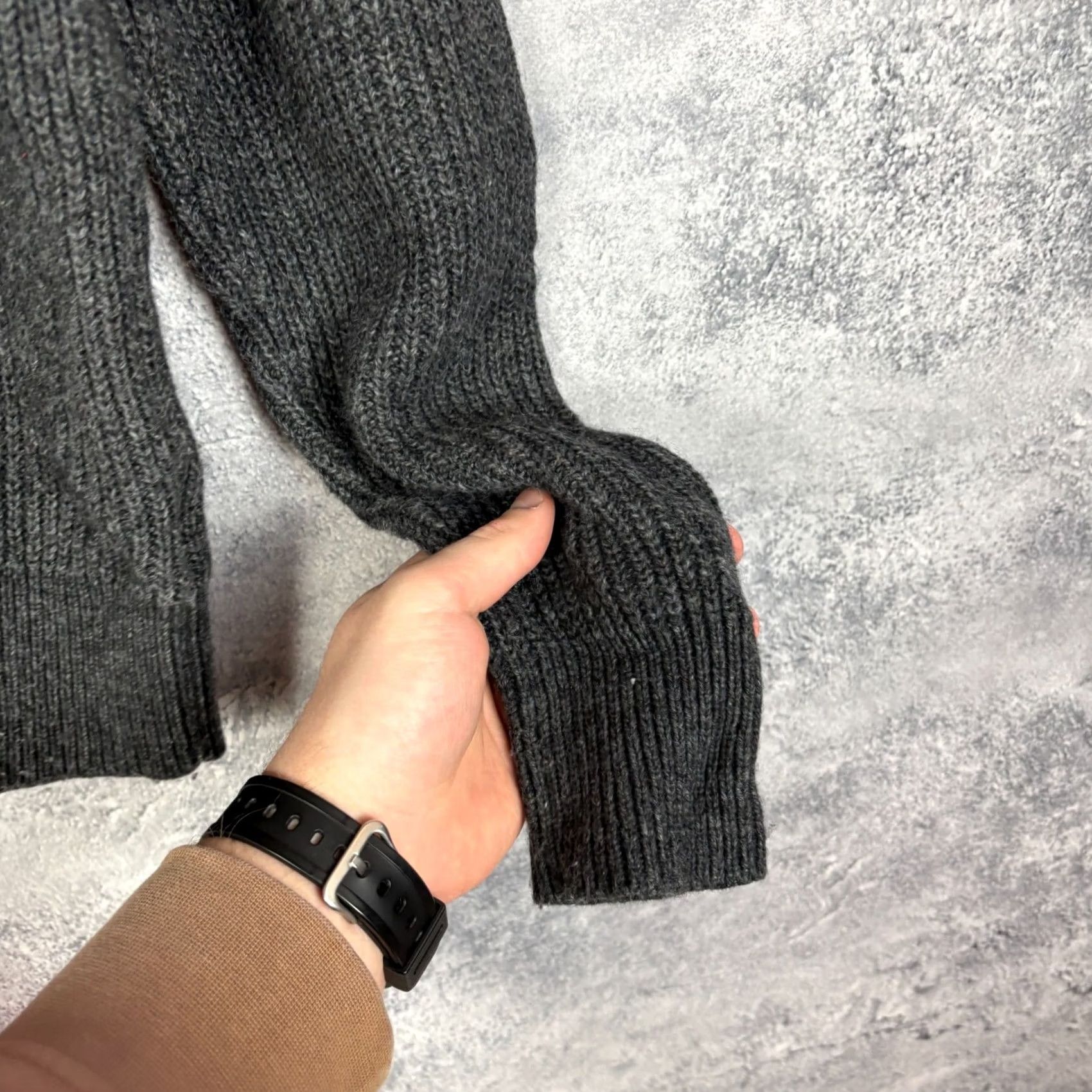 Allsaints AllSaints Men’s Knit Sweater Pullover Grey Wool L Regular Size Mens Shirt Category Pullover, Gray, 40$ Size US L / EU 52-54 / 3 - 5 Thumbnail