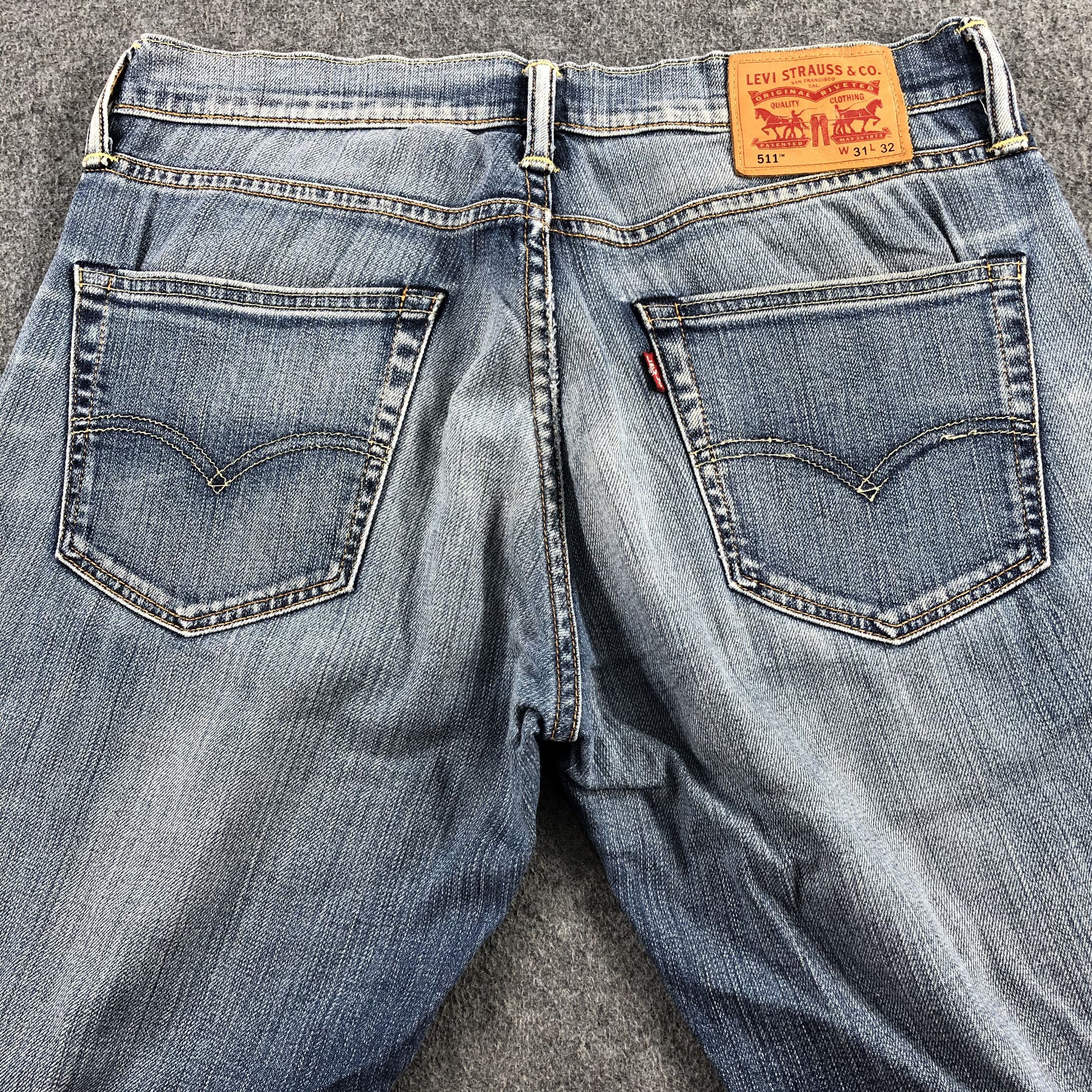 Levi's Vintage Blue Wash Levis 511 Jeans-J1889 Size US 33 - 4 Thumbnail