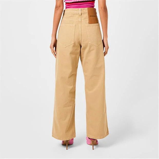 Jacquemus o1g2r1mq1024 Jeans in Beige Size 30" / US 8 / IT 44 - 5 Thumbnail