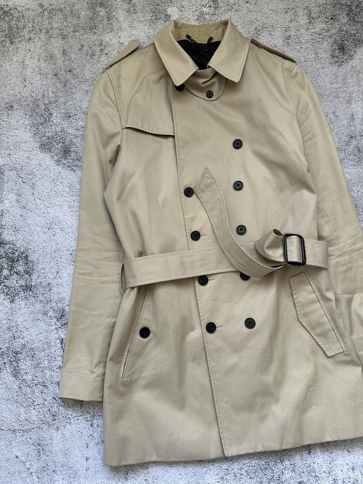 Sandro Mens Sandro Trench Coat M Size Size US M / EU 48-50 / 2 - 4 Thumbnail