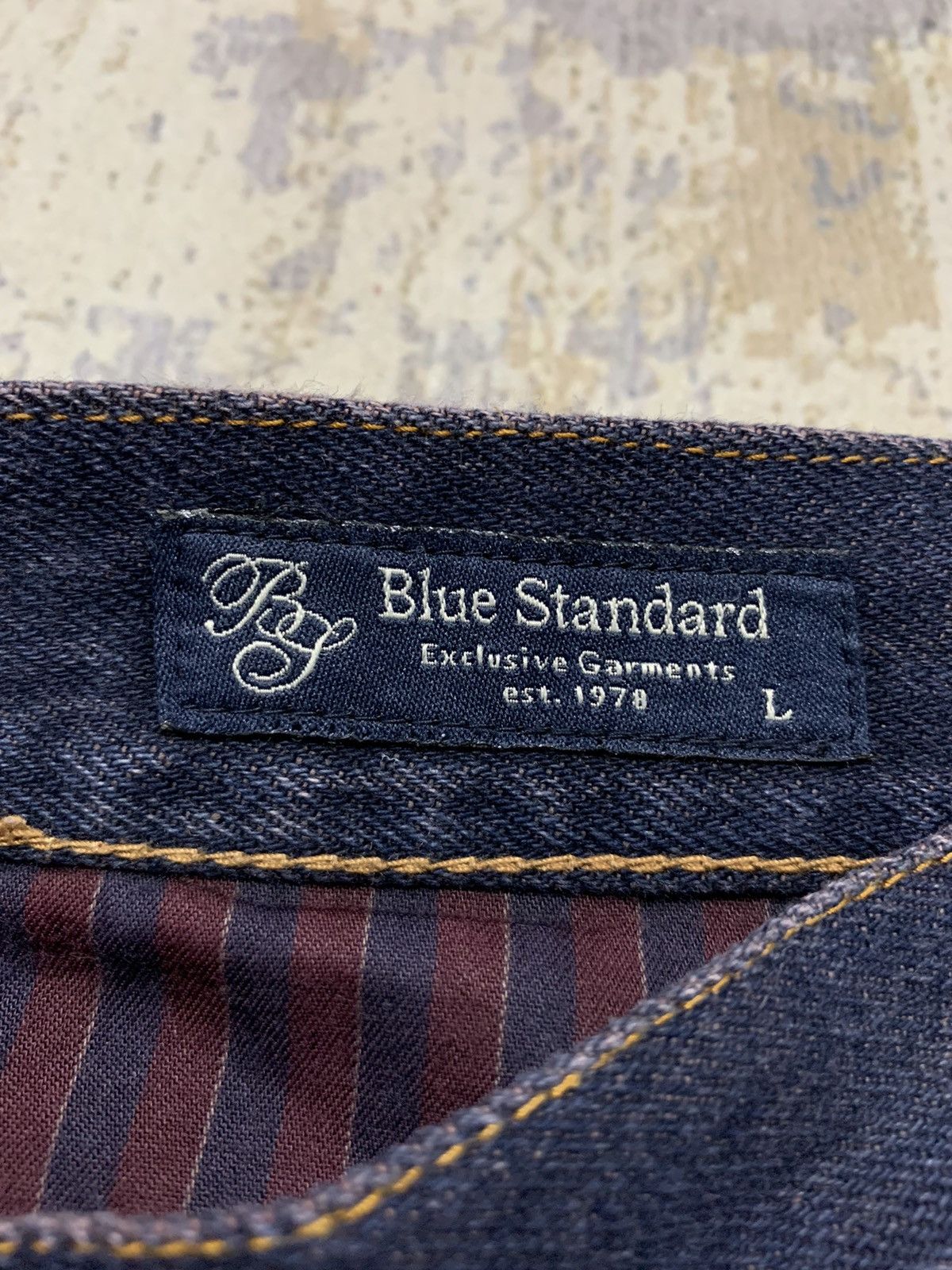 Japanese Brand Japanese Blue Standard Vintage Est. 1978 Faded Indigo Jeans Size US 32 / EU 48 - 15 Thumbnail