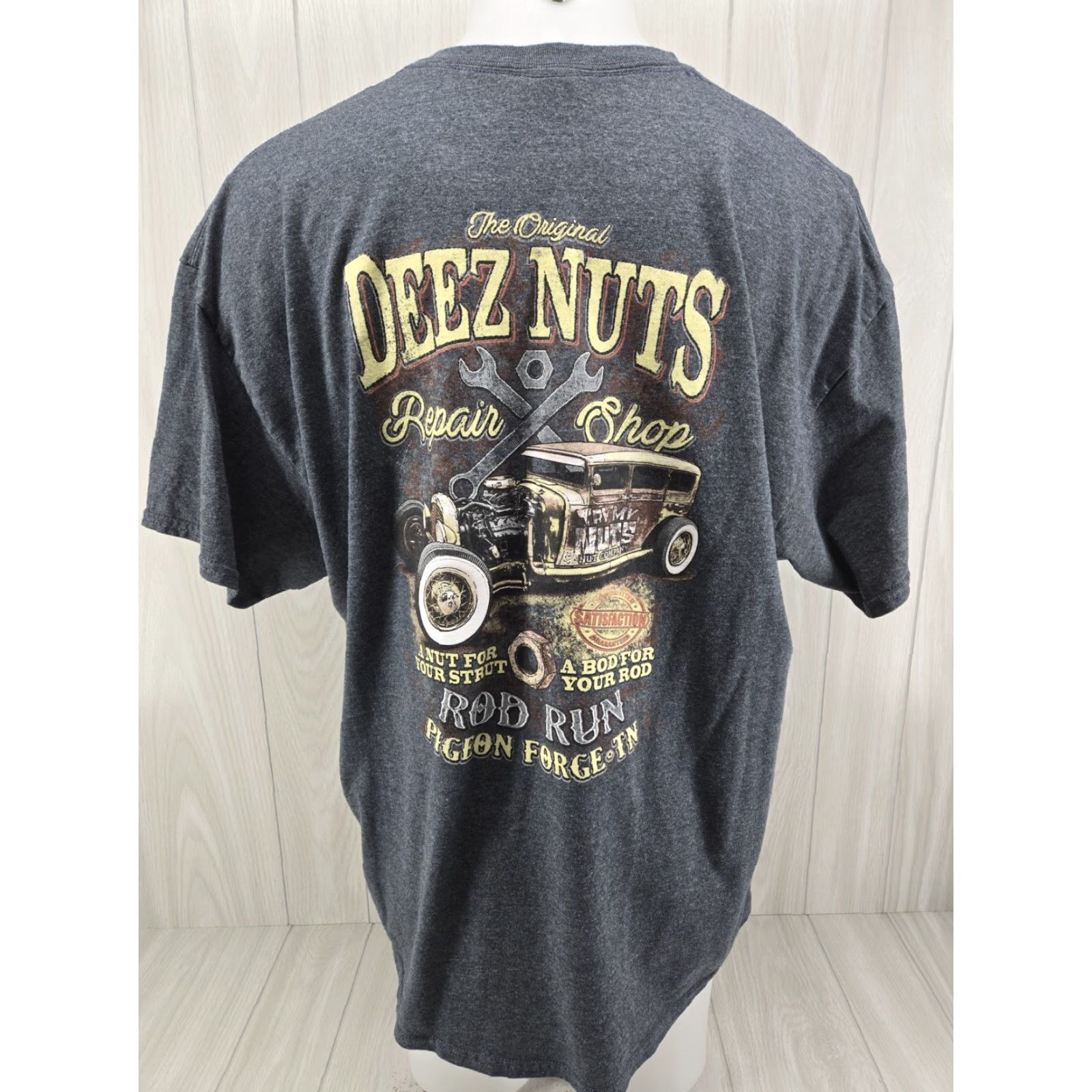 Gildan Try My Nuts Co Pigeon Forge TN T-Shirt 2XL Rod Run Gray Size US XXL / EU 58 / 5 - 2 Thumbnail
