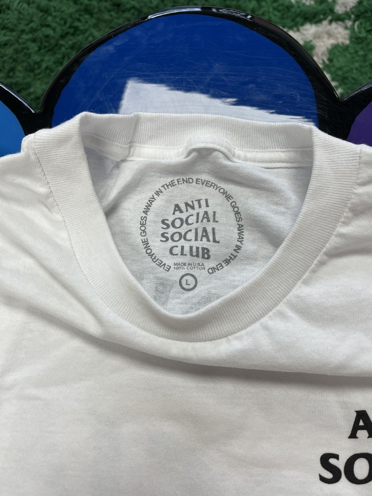 Anti Social Social Club Anti Social Social Club Classic White/ Black T-shirt Size US L / EU 52-54 / 3 - 4 Thumbnail