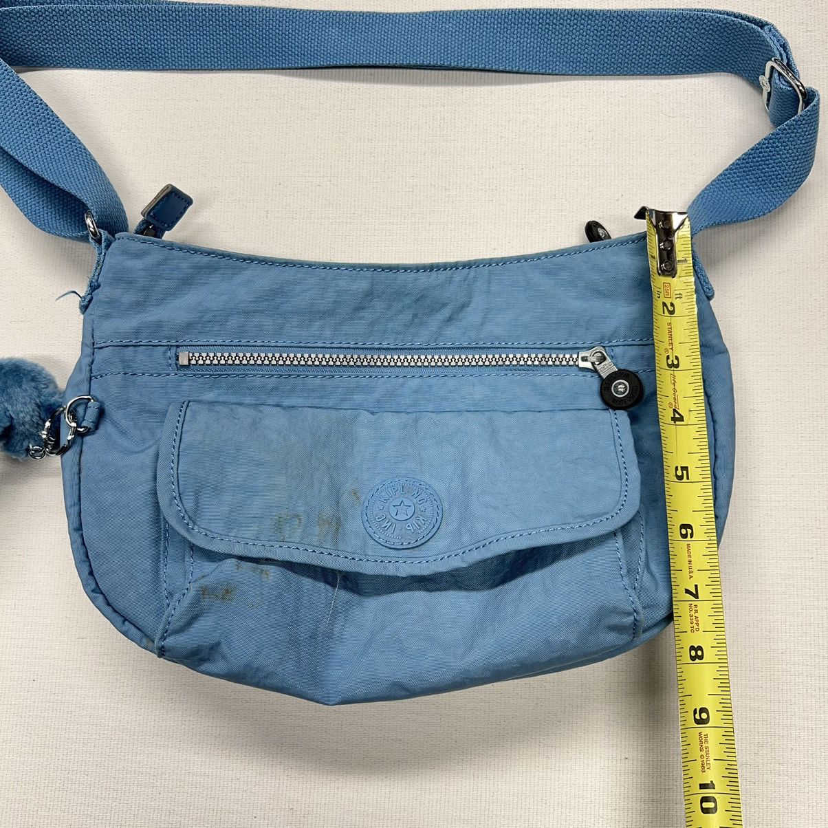 Other Kipling Syro Bag Blue Purse Crossbody Shoulder Zip Monkey Size ONE SIZE - 24 Thumbnail