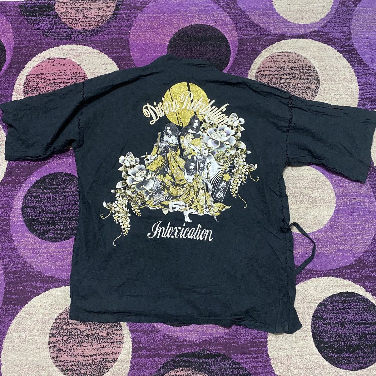 Japanese Brand × Komono × Vintage Vintage Kimono Japanese Divine Retribution Intoxication Size US XXL / EU 58 / 5 - 7 Thumbnail