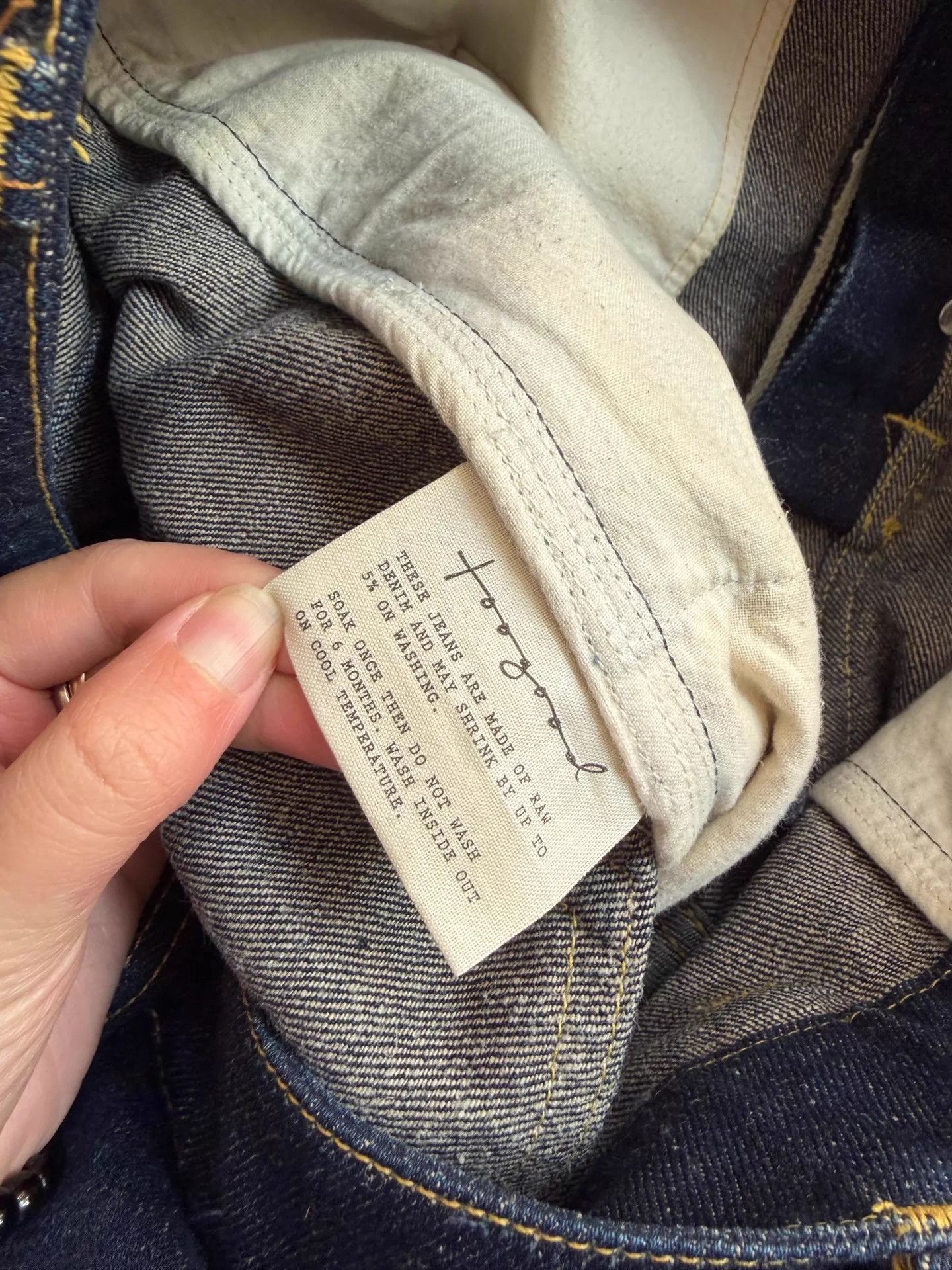 Toogood Toogood Worn Super Heavyweight Wide Leg Jeans 2 London Size 26" / US 2 / IT 38 - 6 Thumbnail
