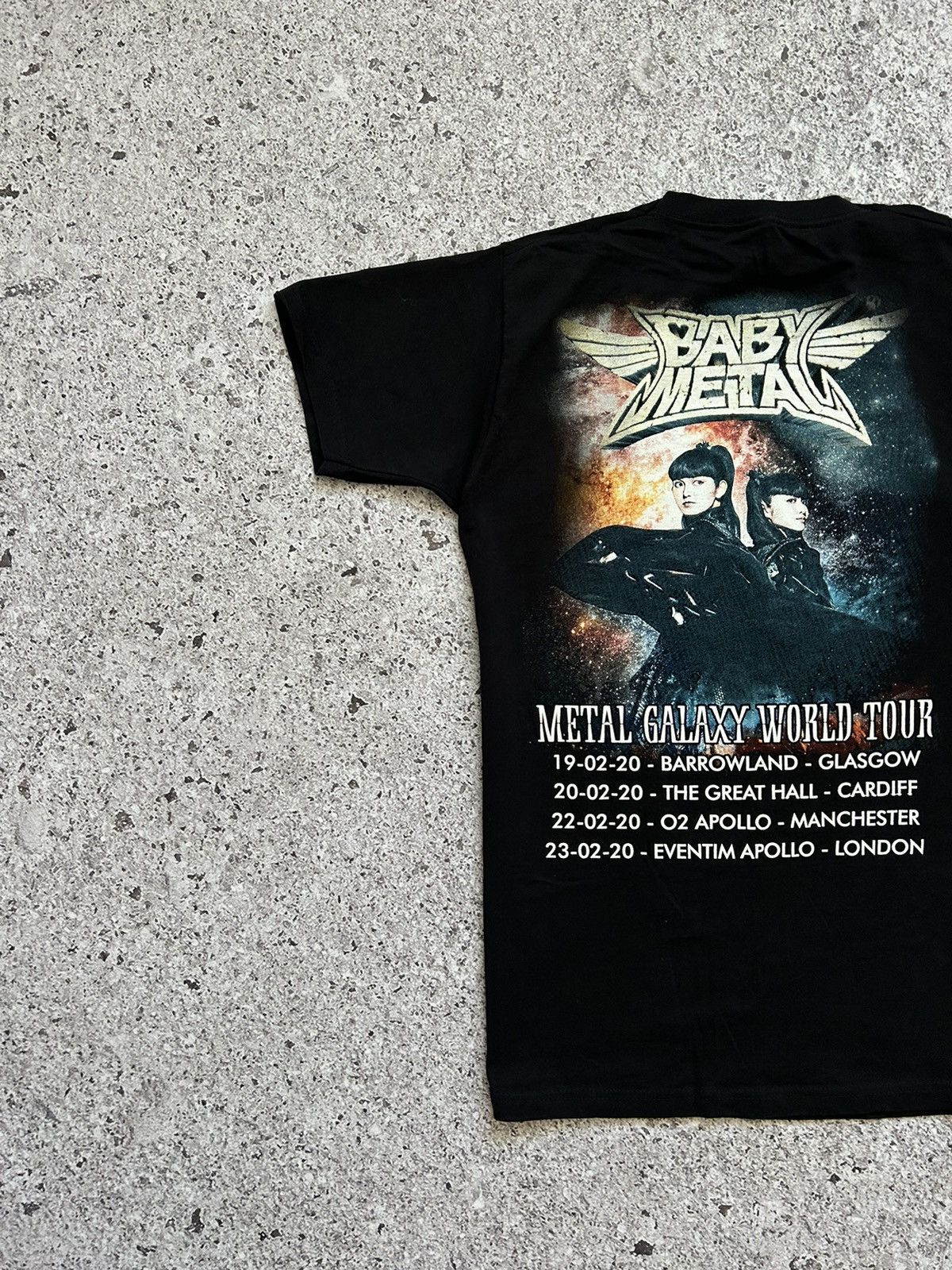 Band Tees × Vintage Vintage Baby Metal Metal Galaxy World Tour 2020 T-Shirt Size US S / EU 44-46 / 1 - 6 Thumbnail