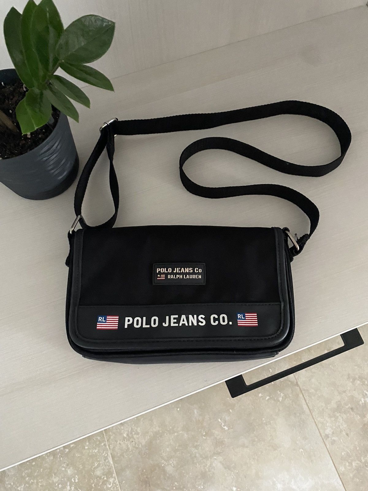 Polo Ralph Lauren 00s Polo Ralph Lauren Polo Sport Bag Nylon Black Size ONE SIZE - 2 Thumbnail
