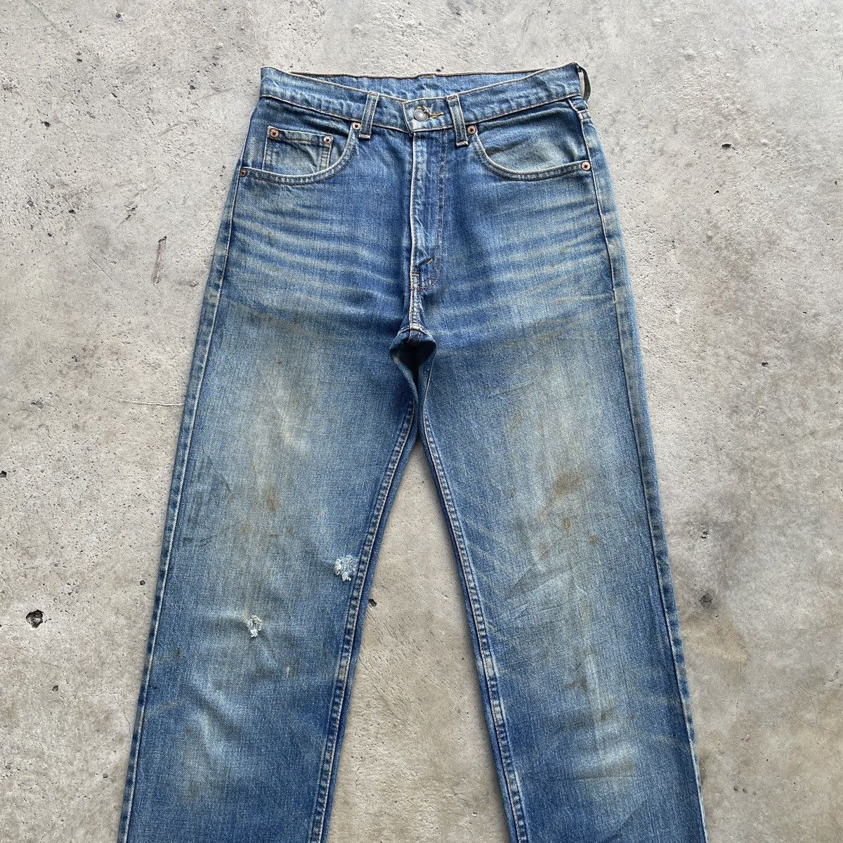Levi's Vintage Clothing W28 Vintage Levi’s 503 Jeans RUSTY Denim Faded Pants Size US 28 / EU 44 - 3 Thumbnail