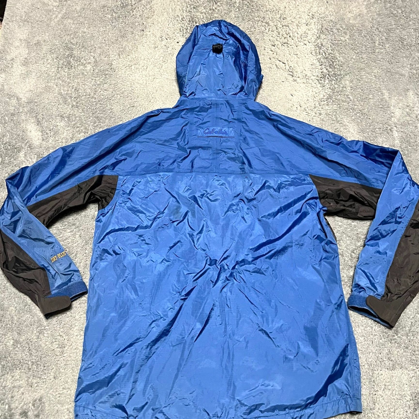 Vintage Cabela's Mens Medium Blue Nylon Rain Windbreaker Jacket ** User: Cabela's Mens Medium Blue Nylon Rain Windbreaker Jacket ** Size US M / EU 48-50 / 2 - 4 Thumbnail