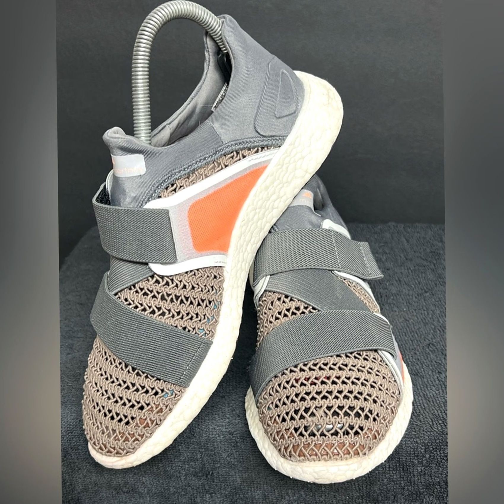 Adidas Adidas Stella McCartney x Pureboost Brown Stone Women Size 6.5 Gray Shoes Mens Womens Girls Boys Size US 7 / IT 37 - 4 Thumbnail