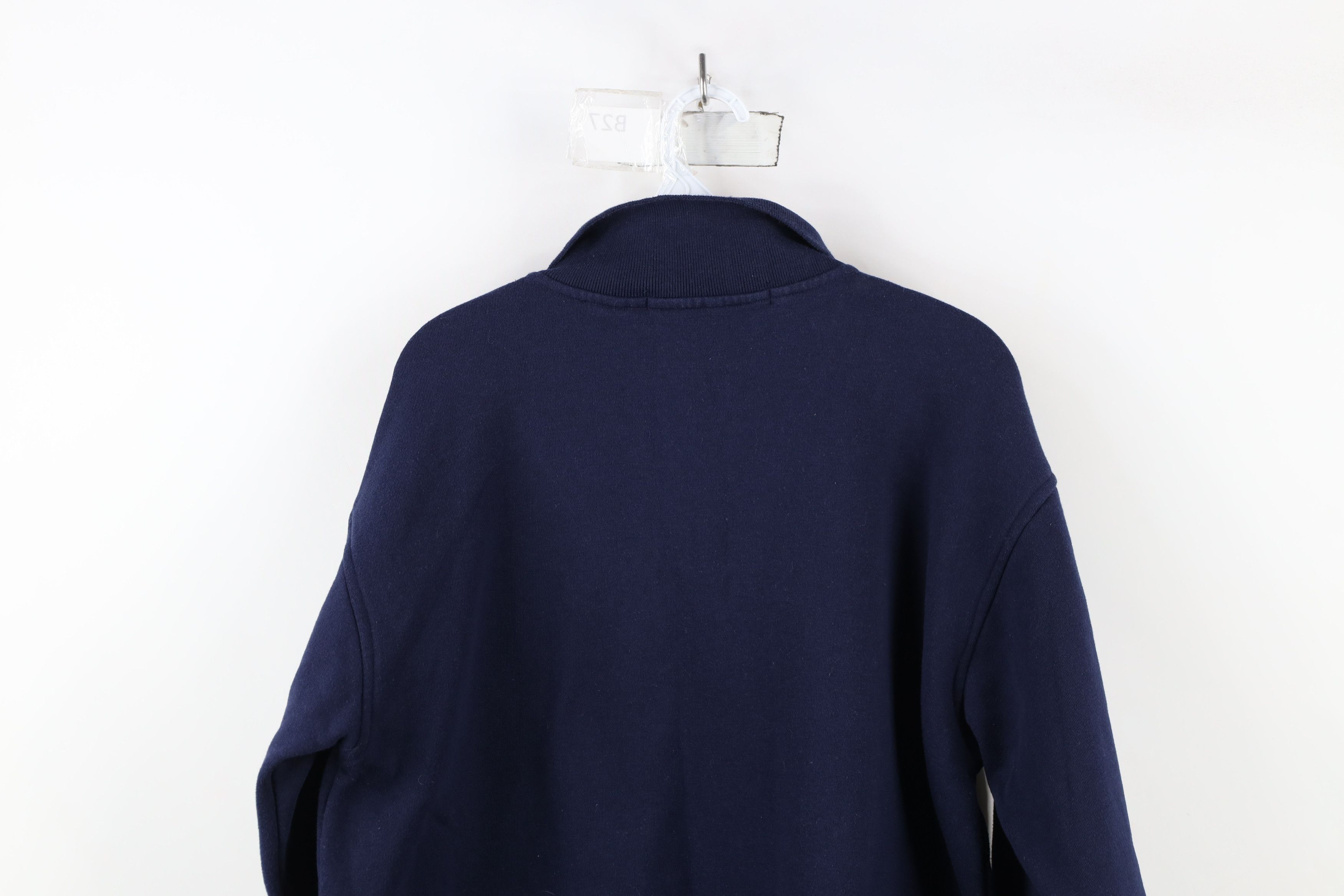 Vintage Vintage 90s Streetwear Pullover Sweatshirt Navy Blue Size US L / EU 52-54 / 3 - 11 Thumbnail