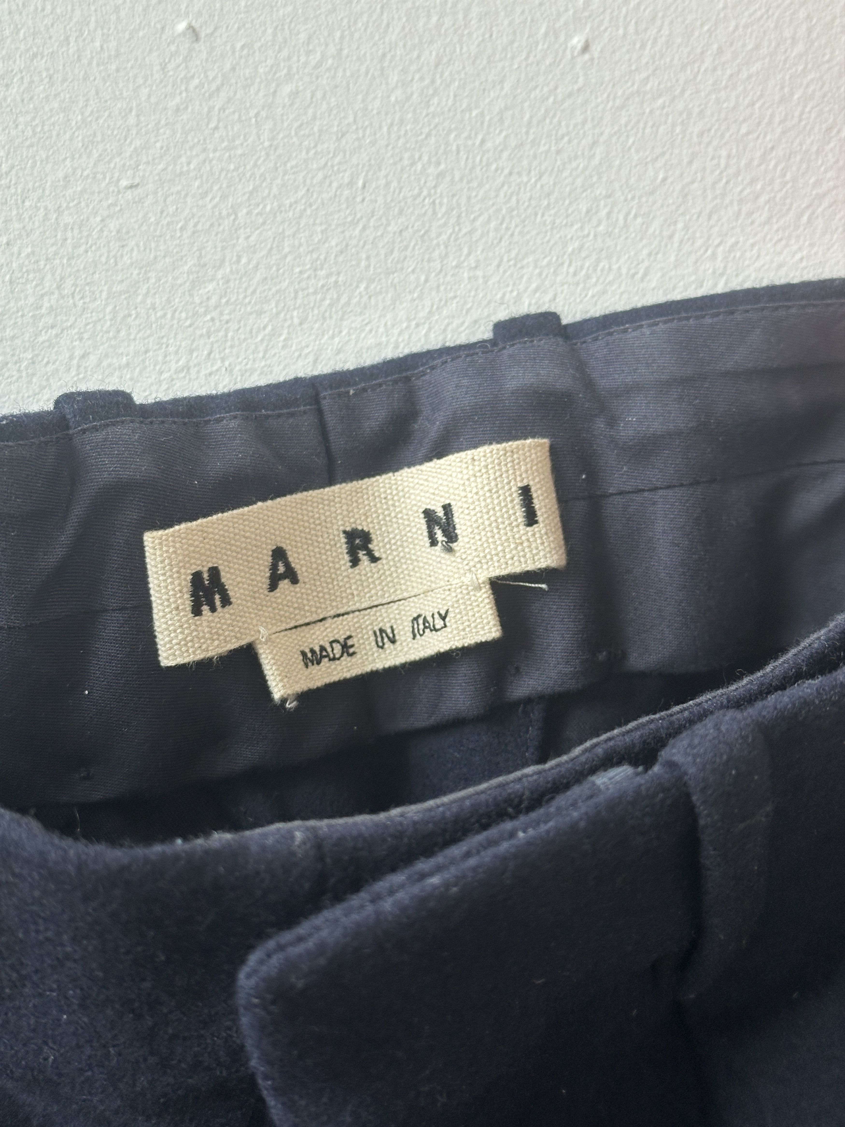 Marni Vintage Marni Wide Leg Button Cuff Trouser sz 44, 2016 Size US 30 / EU 46 - 3 Thumbnail