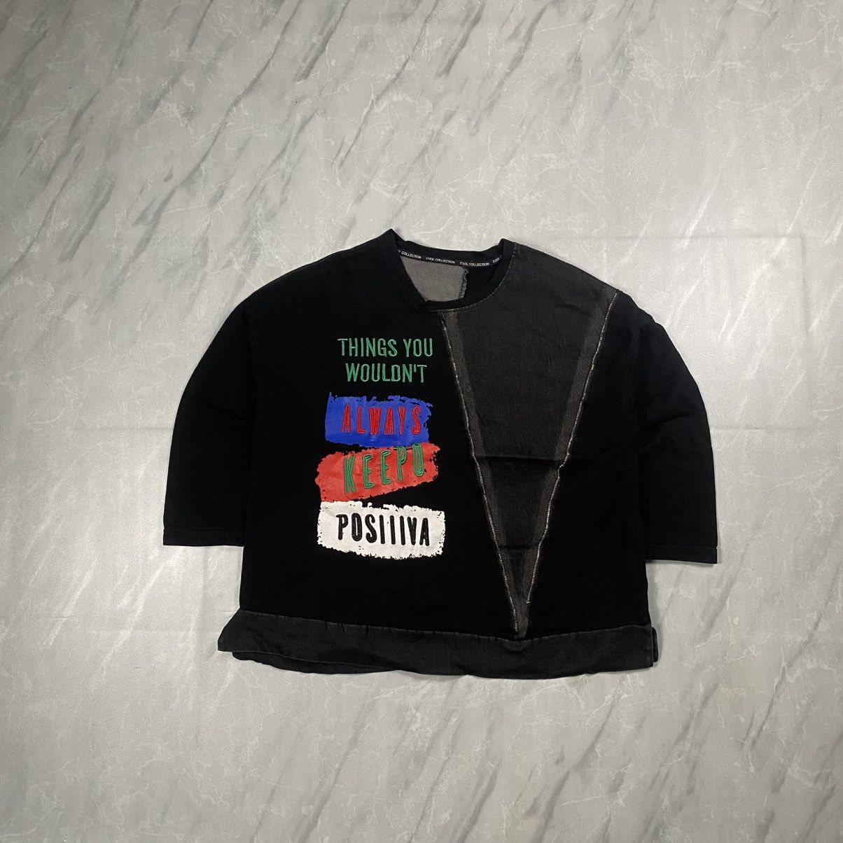 Japanese Brand y2k Across Punk Goth Patches Style Crewneck Size L / US 10 / IT 46 - 1 Thumbnail