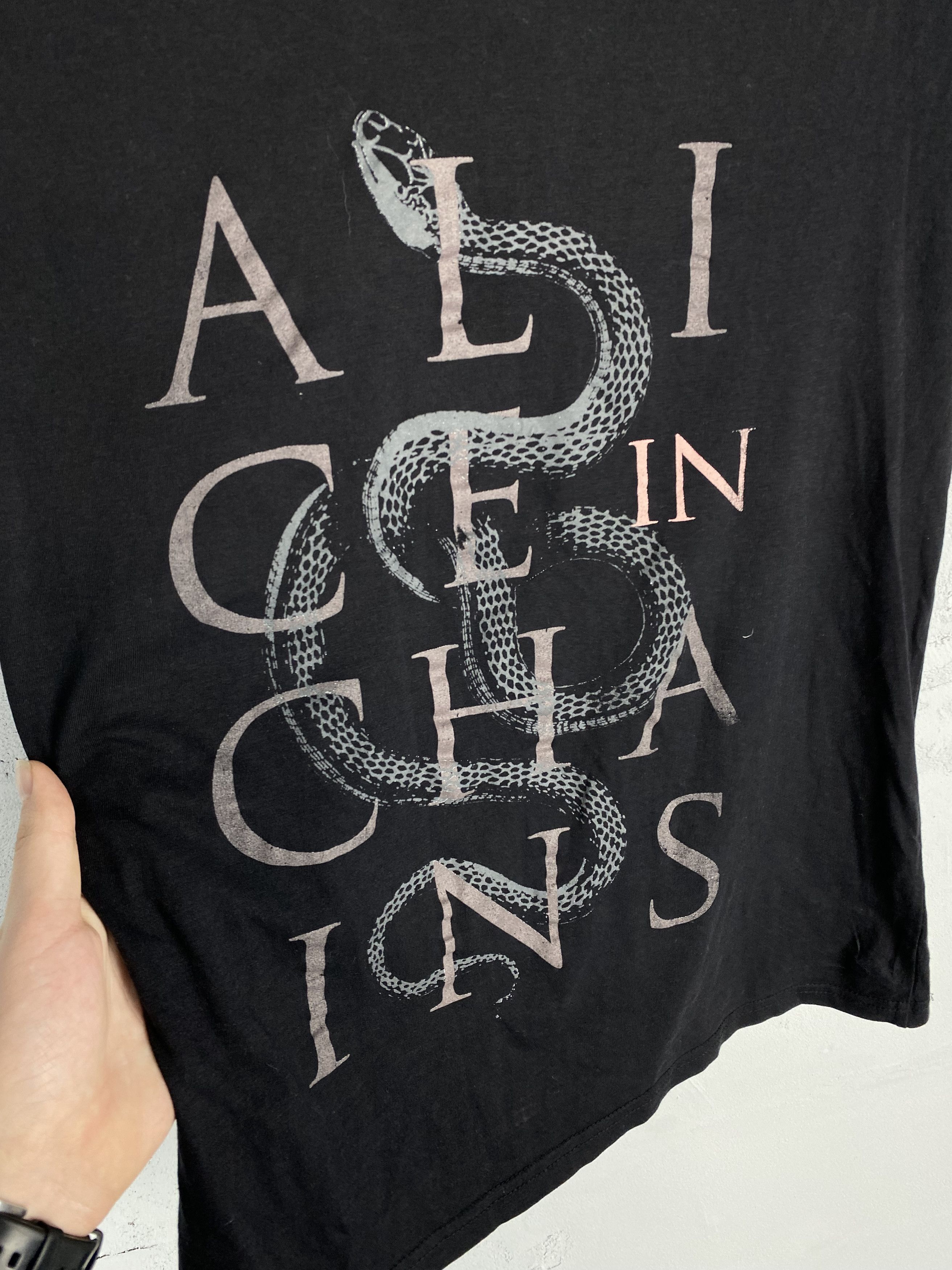 Band Tees × Vintage Vintage Alice In Chains T Shirt Size US XL / EU 56 / 4 - 3 Thumbnail
