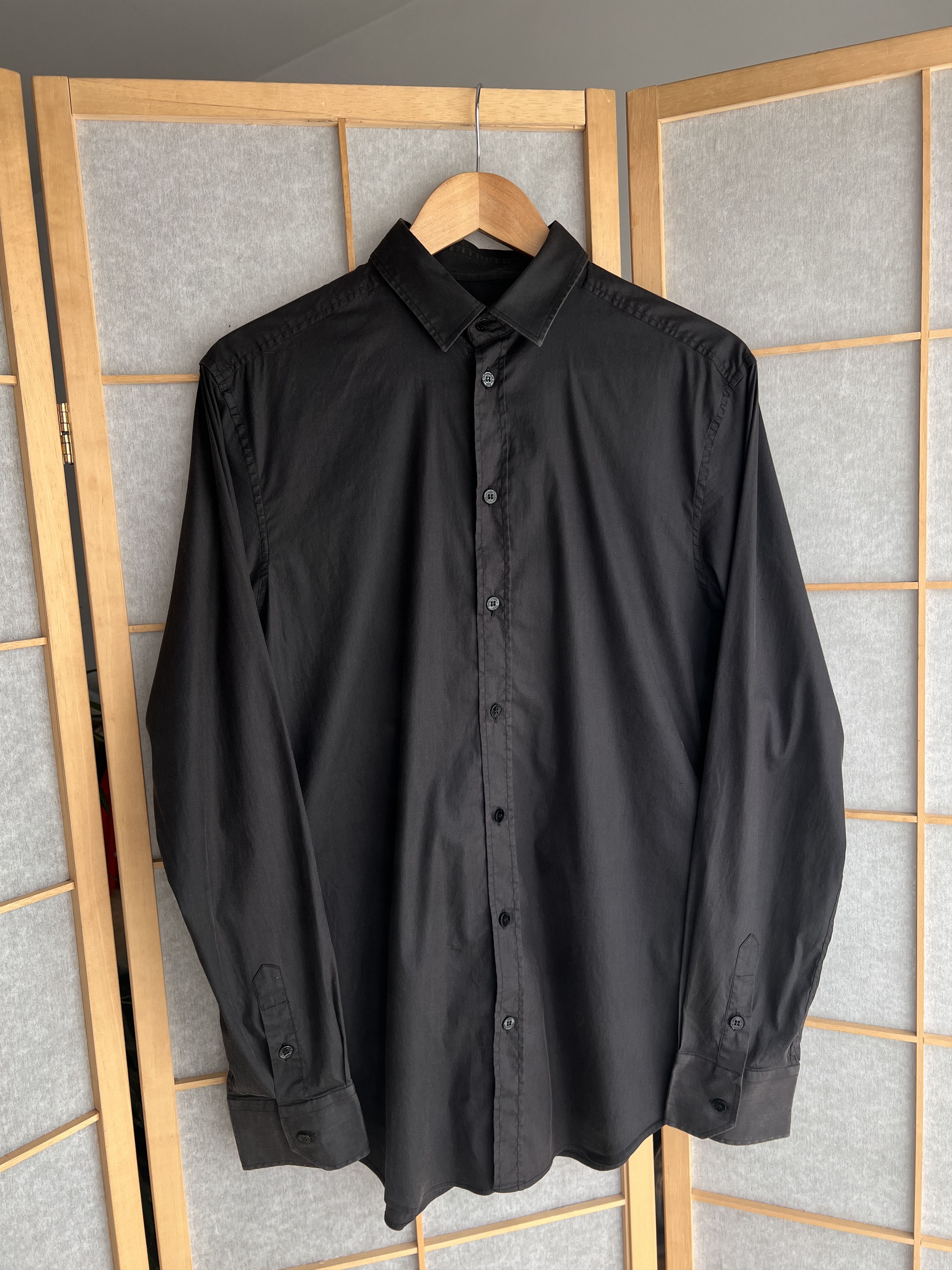 Dolce & Gabbana RARE ! 2000s Dolce & Gabbana vintage nylon elastane shirt Size US L / EU 52-54 / 3 - 4 Thumbnail