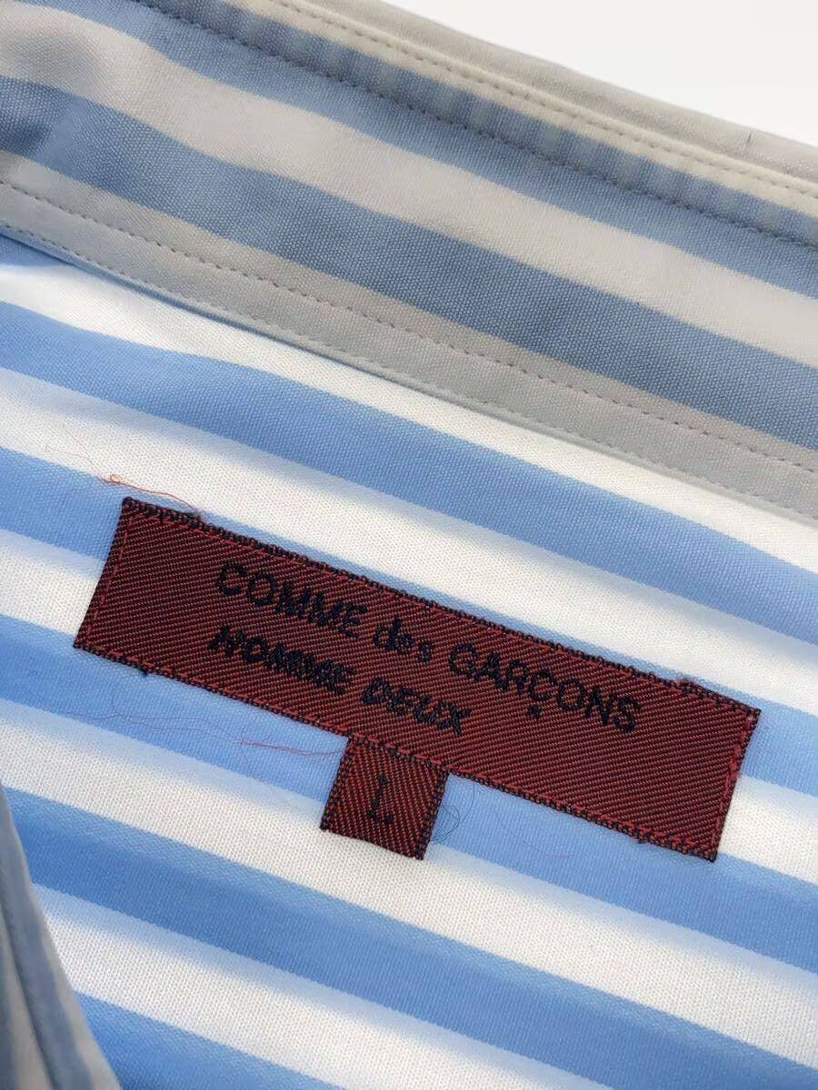 Comme des Garcons Homme Deux Striped Button Shirt Size US L / EU 52-54 / 3 - 4 Thumbnail