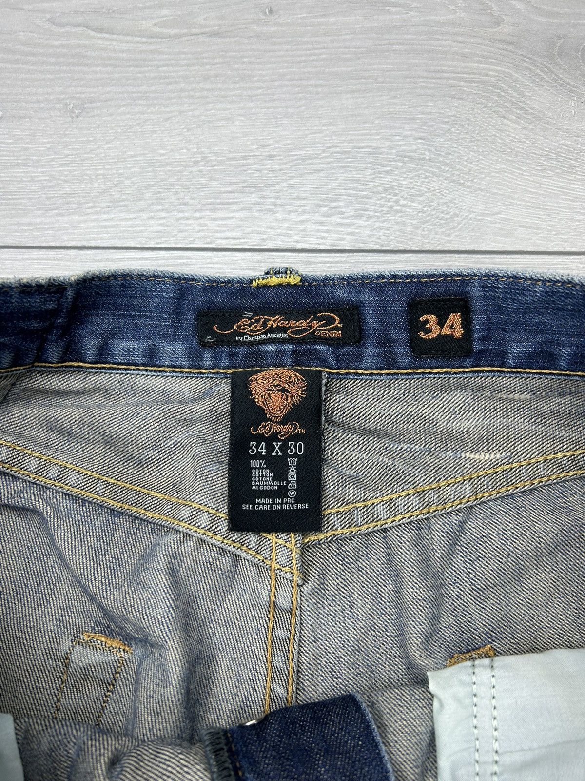 Ed Hardy Ed Hardy Denim Jeans Size 34 Size US 34 / EU 50 - 8 Thumbnail