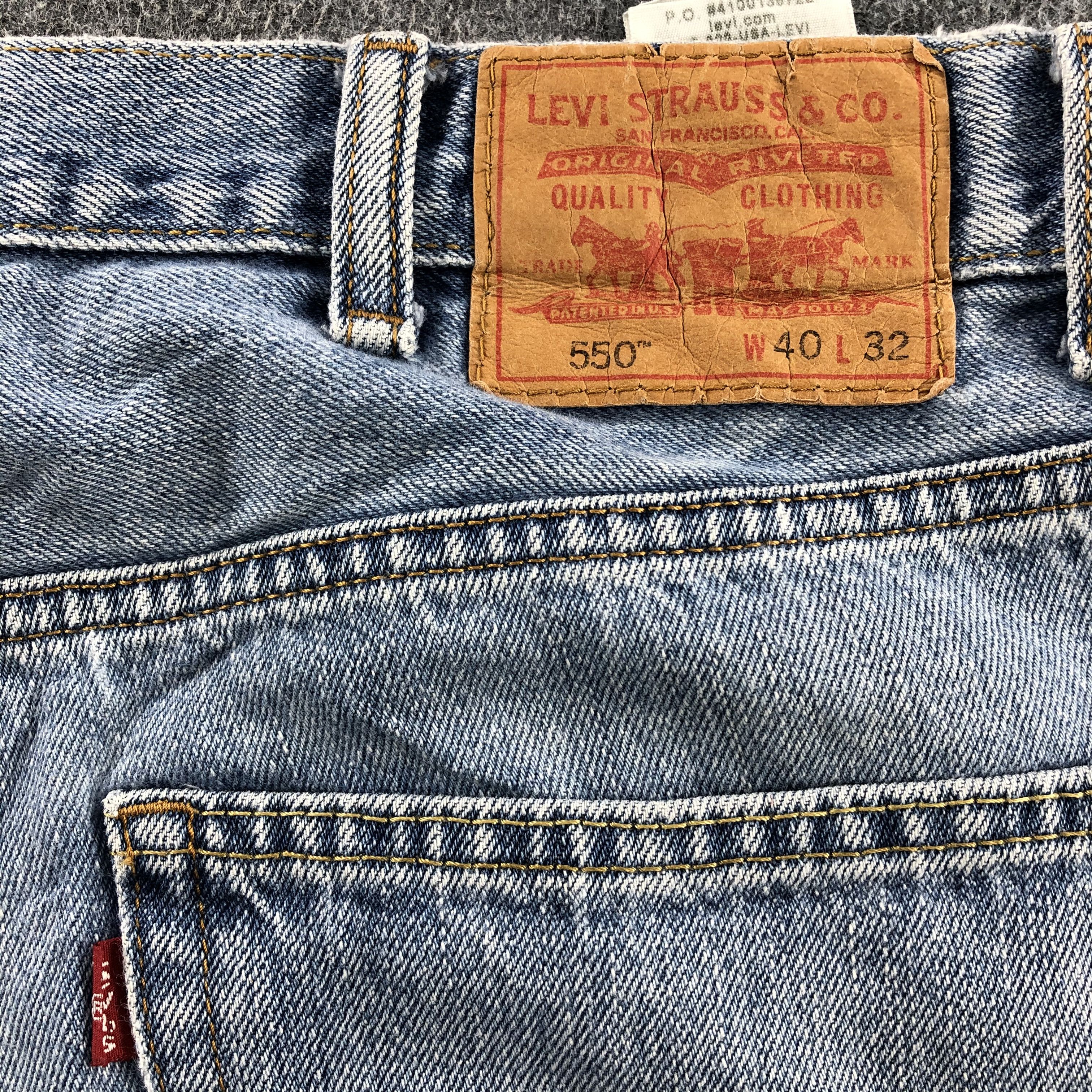 Levi's Vintage Light Wash Levis 550 Jeans- J1368 Size US 40 / EU 56 - 5 Thumbnail