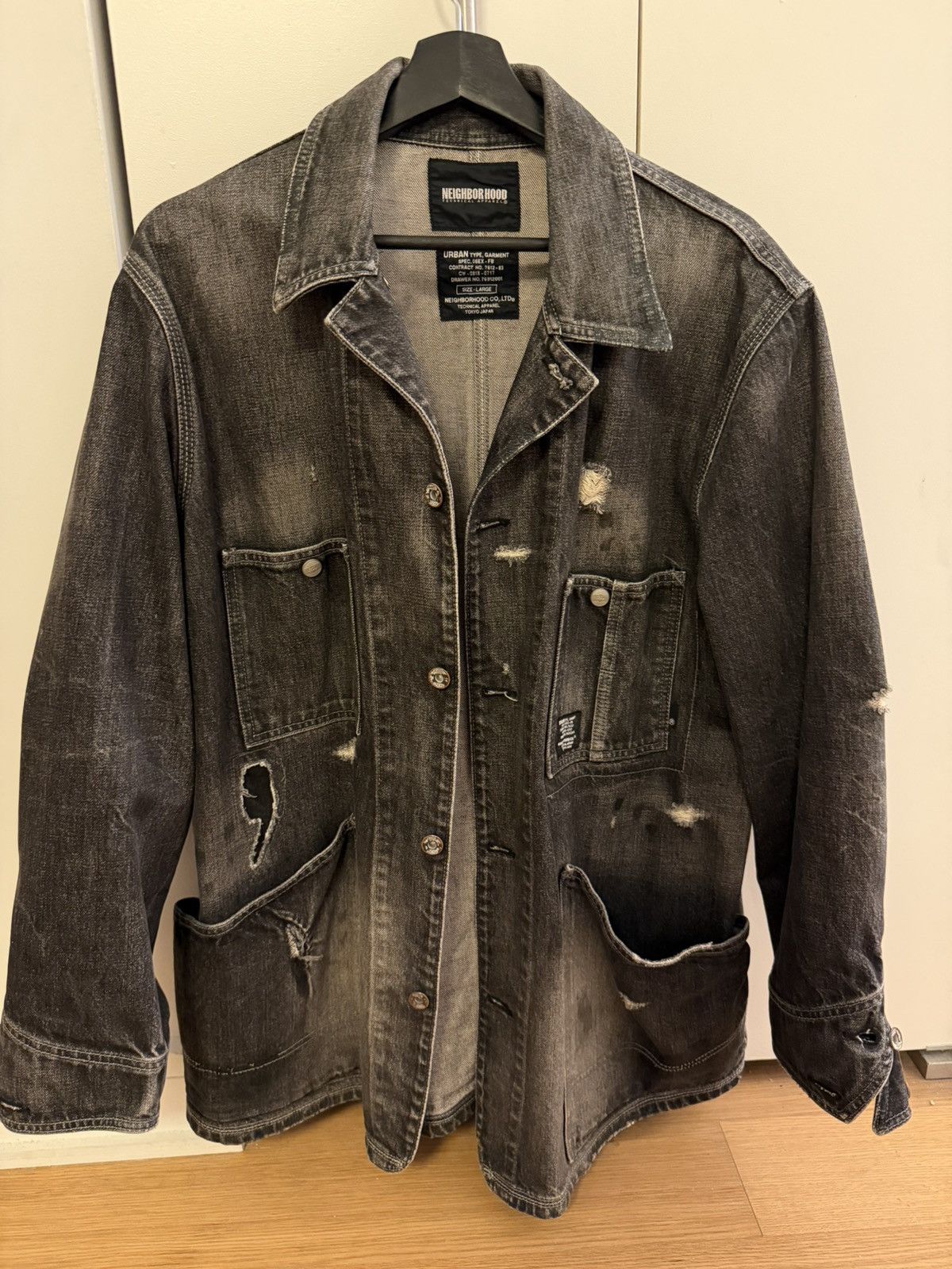 Neighborhood Neighborhood construction work denim jacket Size US L / EU 52-54 / 3 - 1 Thumbnail