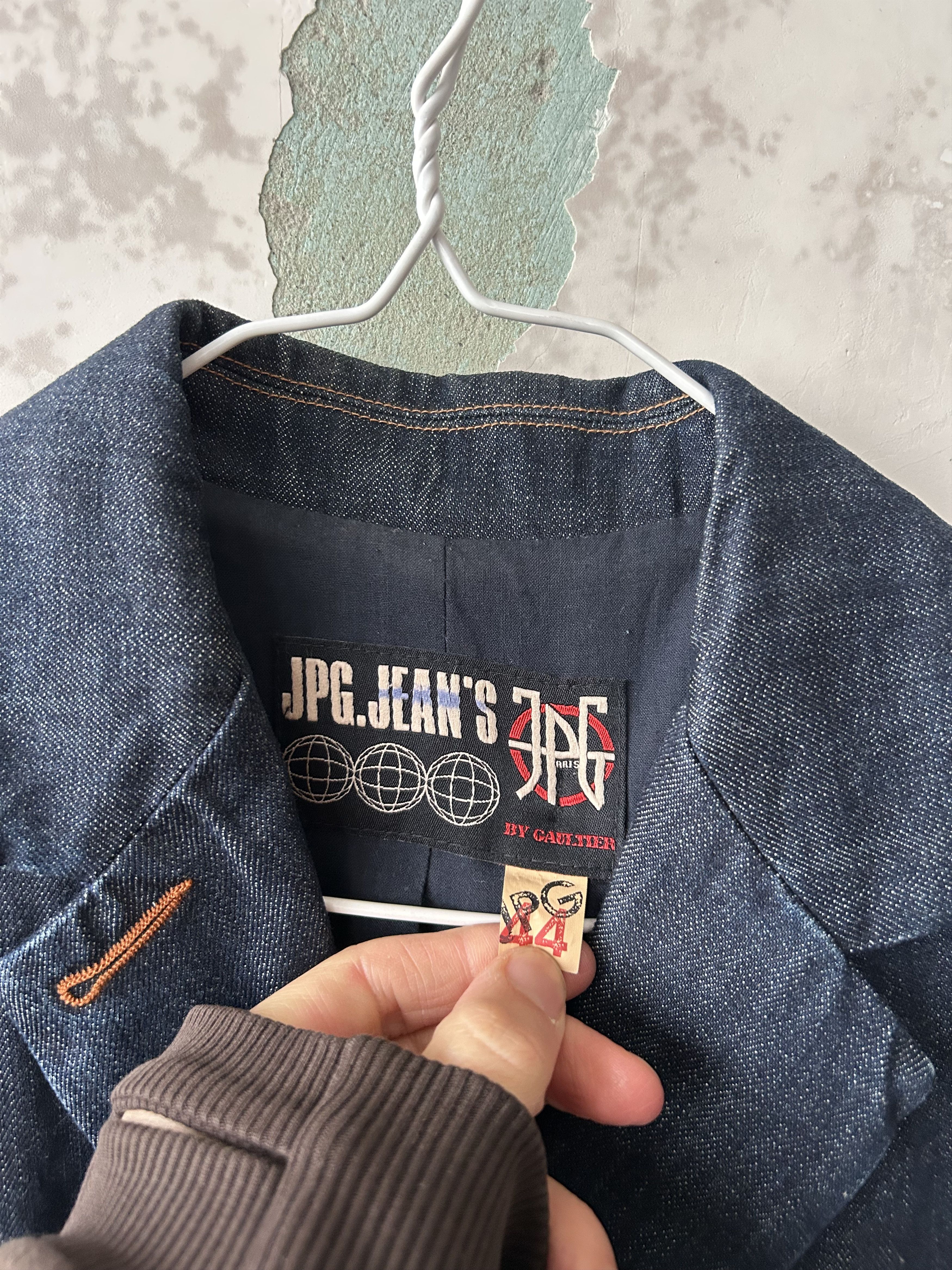 Jean Paul Gaultier Vintage Jean Paul Gaultier JPG Jeans Denim Blazer Size US10 Size M / US 6-8 / IT 42-44 - 5 Thumbnail