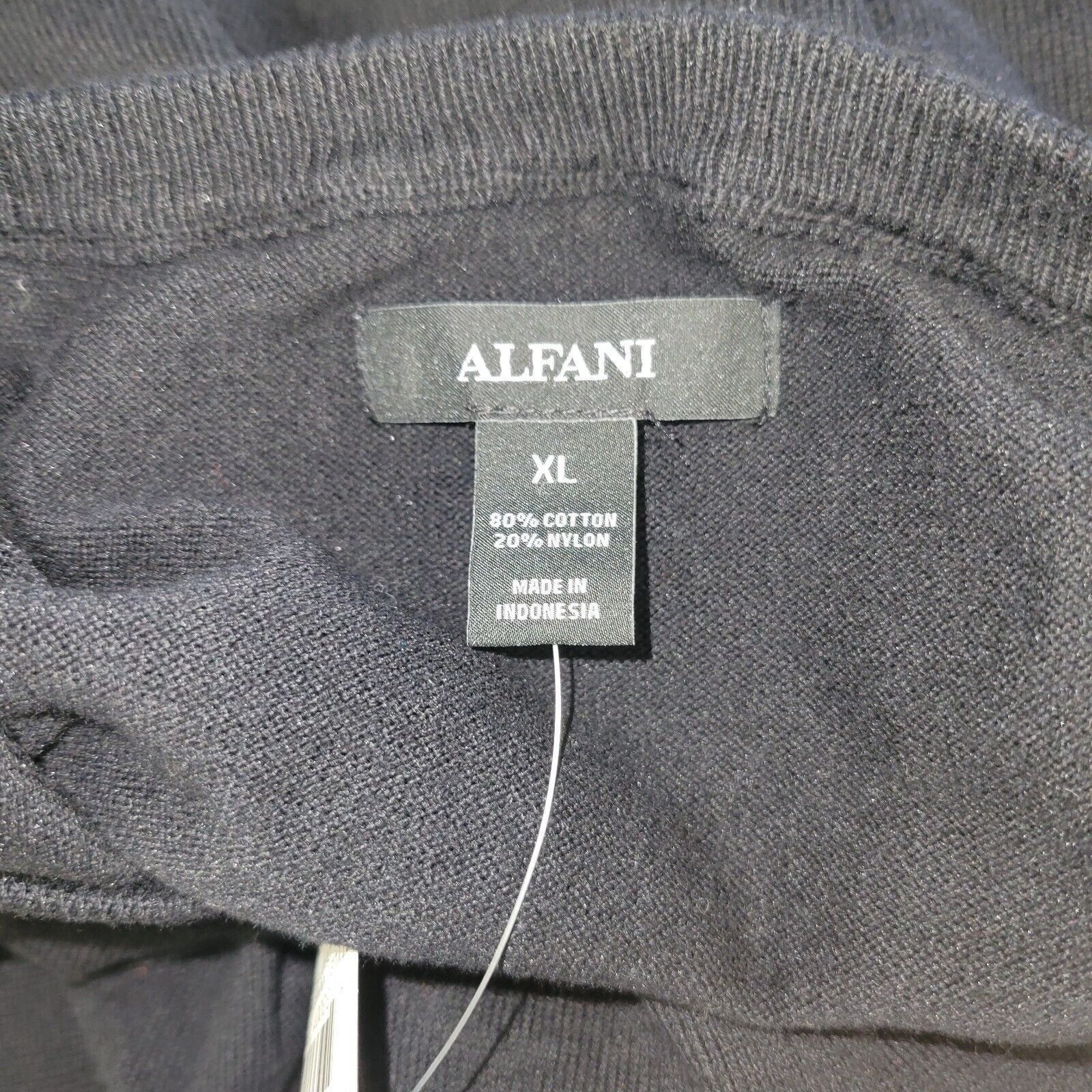 Alfani Men's Alfani Cotton Nylon Blend Sweater. Size XL. New With Size US XL / EU 56 / 4 - 6 Thumbnail