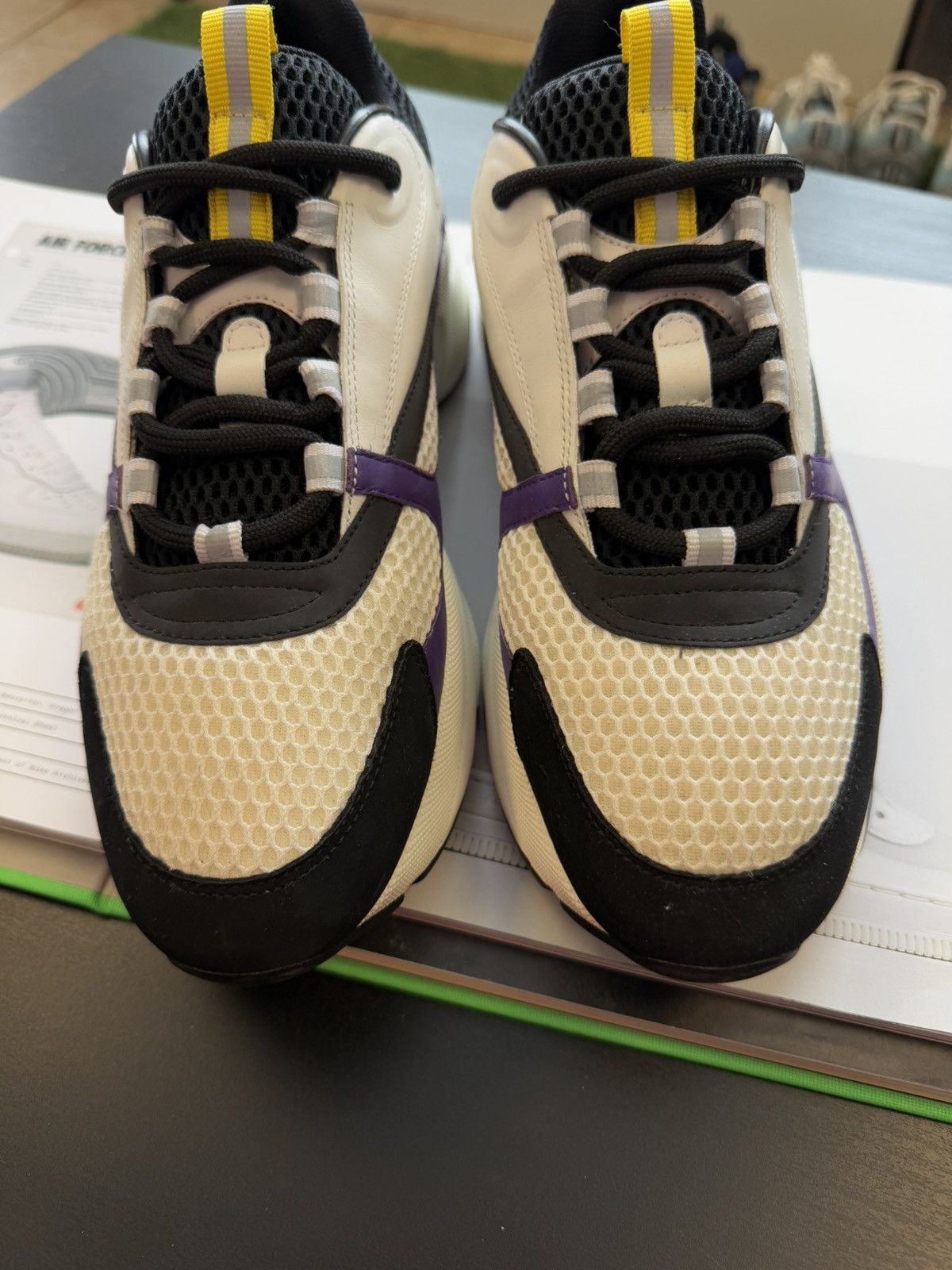 Dior Dior B22 White Purple Size 42EU/9US Discontinued Size US 9 / EU 42 - 7 Thumbnail