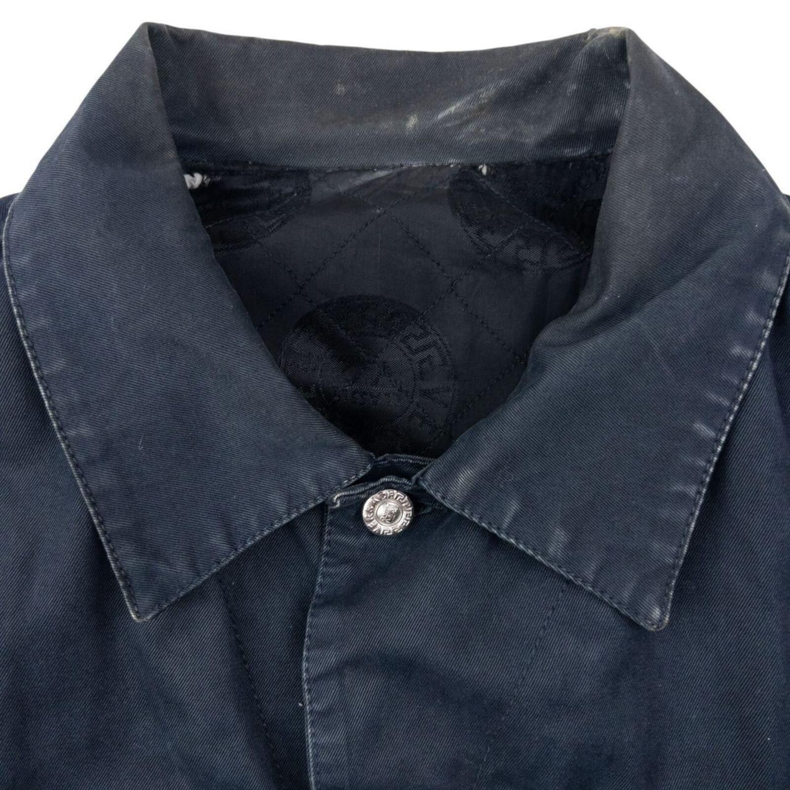 Versace Vintage 2000s Versace Classic V2 Button Up Jacket Size XL Size US XL / EU 56 / 4 - 3 Thumbnail