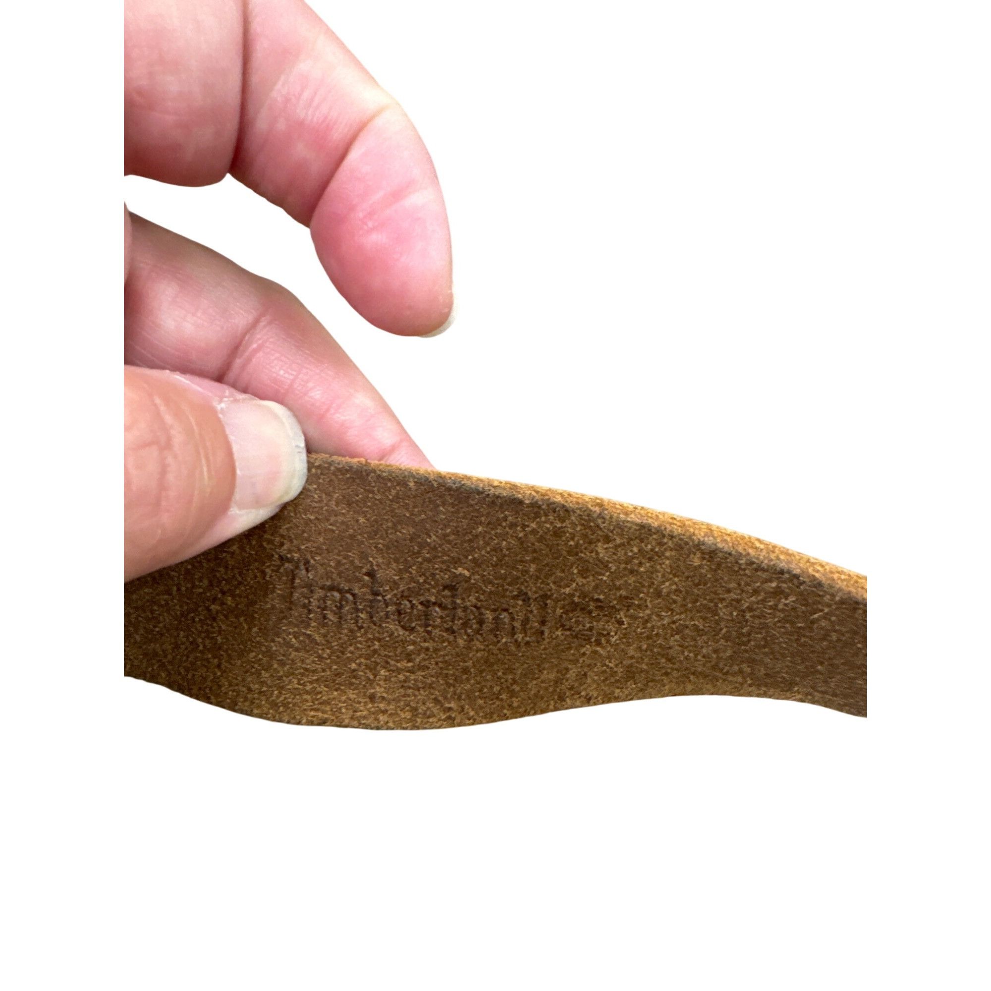 Timberland Brown Leather Mens Belt 40"x1.5" By Timberland SKU 6944 Size 40 - 4 Thumbnail