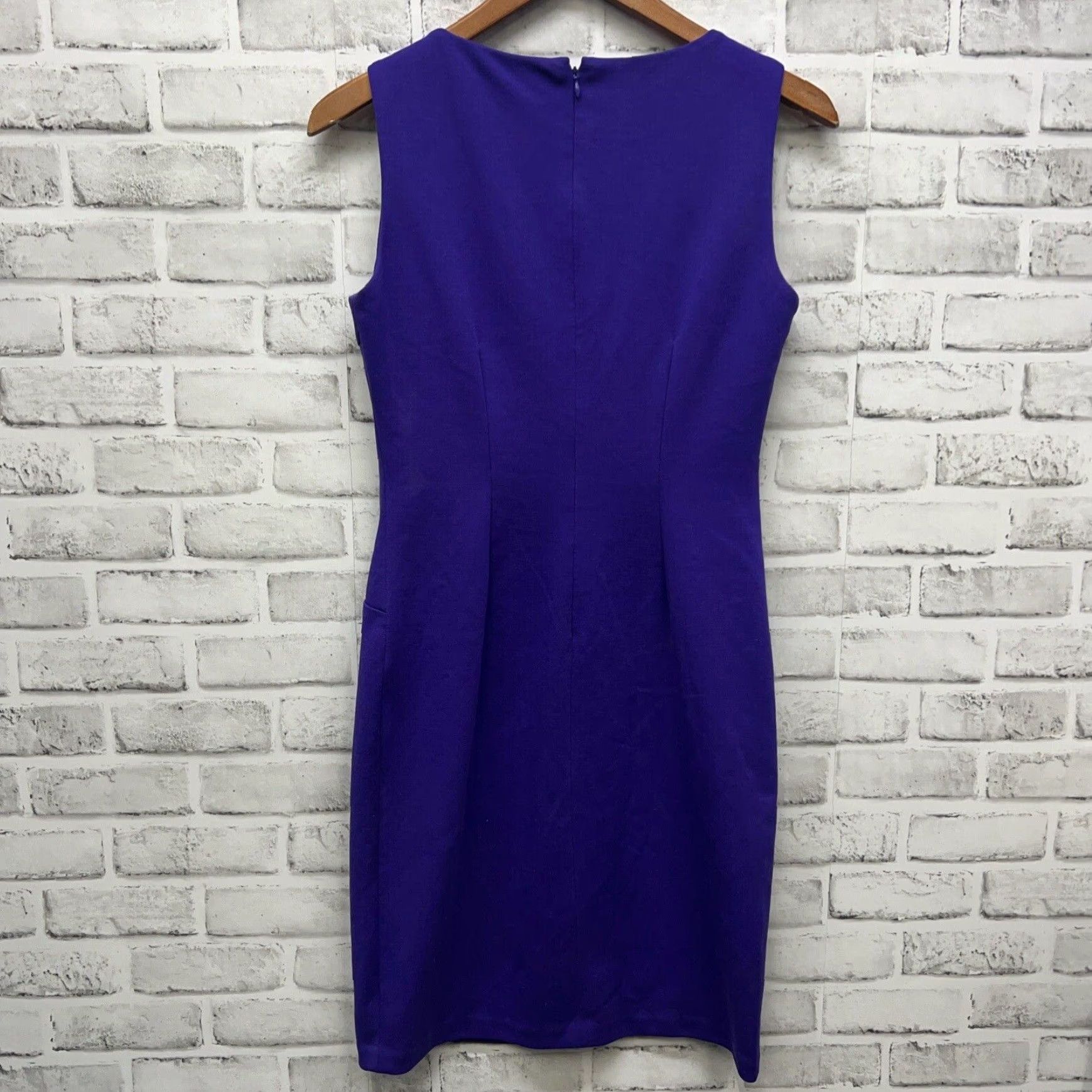 Vintage Ivanka Trump Short Purple Dress Women's Size 2 Size 26" / US 2 / IT 38 - 4 Thumbnail