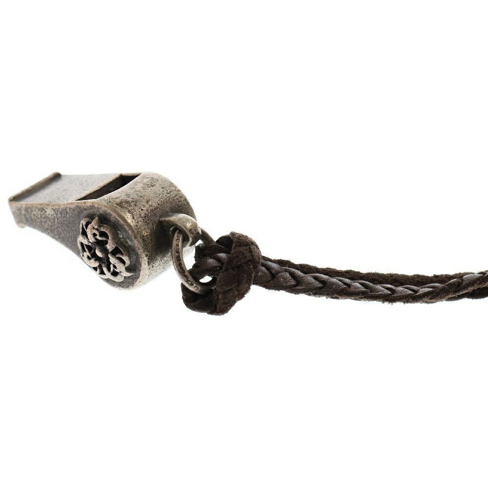 Chrome Hearts CHROME HEARTS SILVER CELTIC WHISTLE PENDANT BRAID NECKLACE Size ONE SIZE - 11 Thumbnail