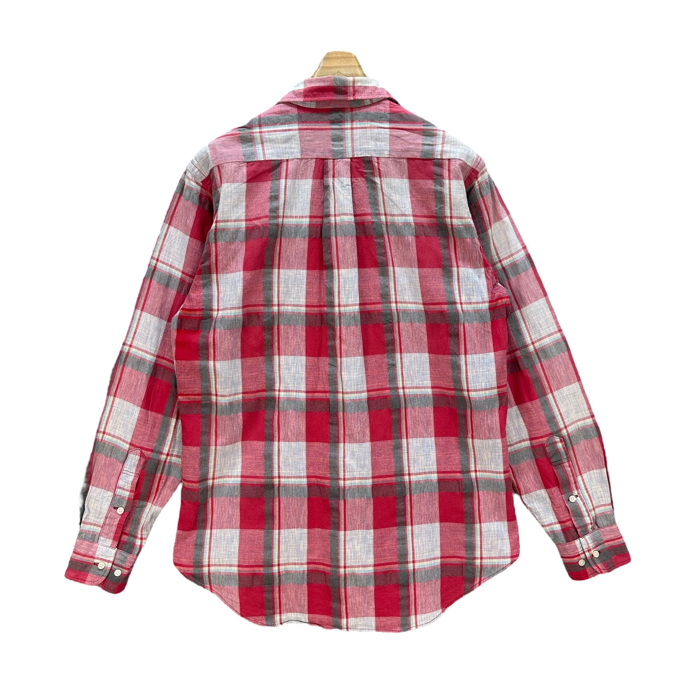 Sugar Cane SUGAR CANE CHECKED PLAID BUTTON UPS SHIRT #8999-47 Size US M / EU 48-50 / 2 - 8 Thumbnail