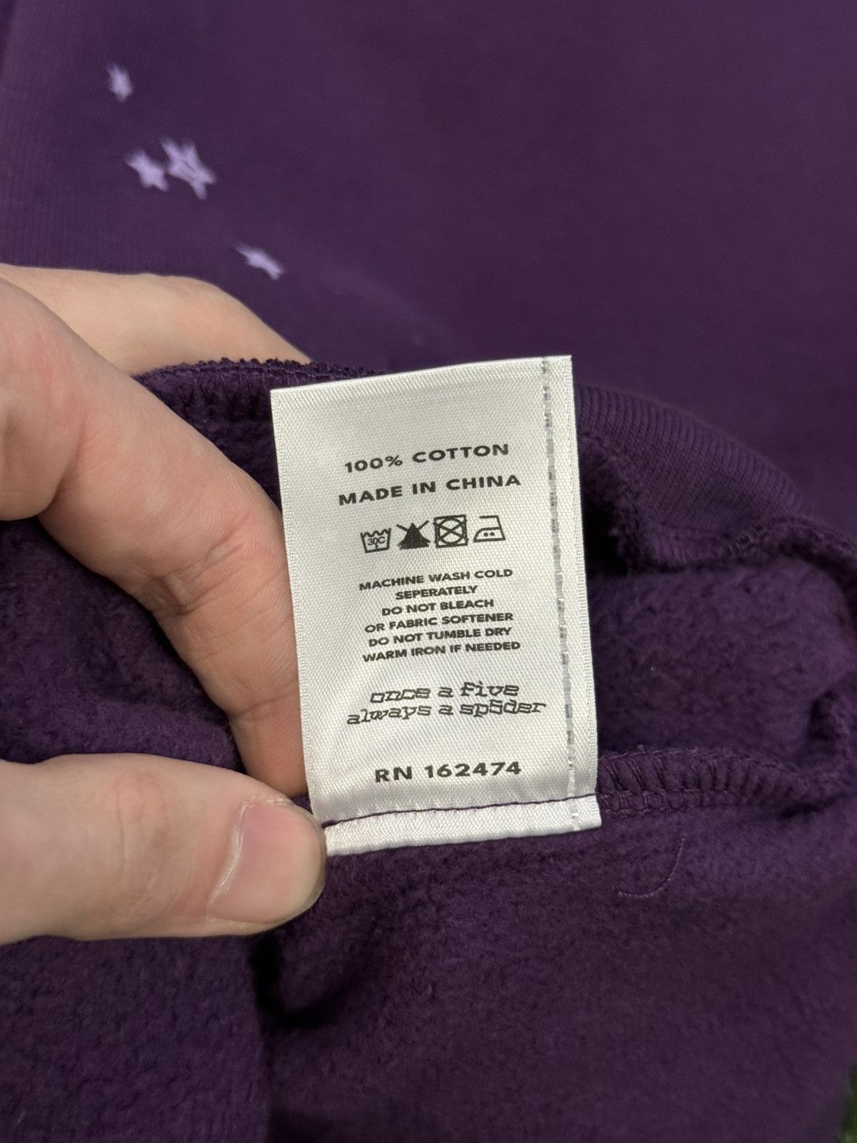 Sp5der Sp5der WorldWide Purple Yellow Hoodie Size M (NEW) Size US M / EU 48-50 / 2 - 7 Thumbnail