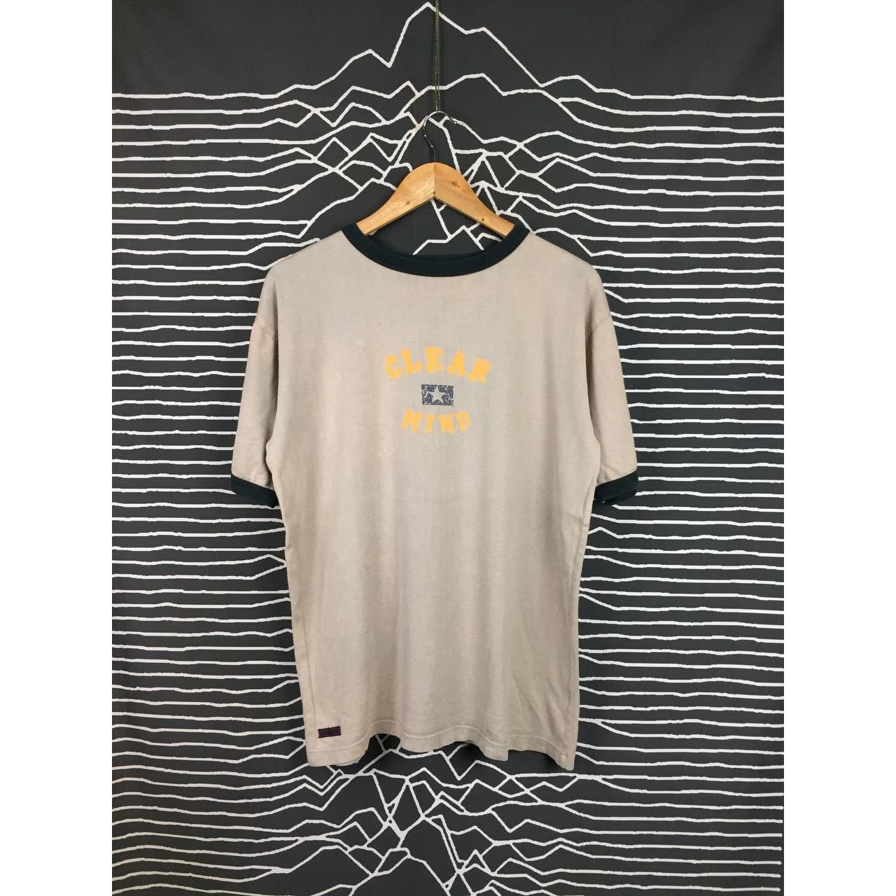 Vintage Vtg Clear Mind Spell Out Logo Ringer Tee Size L Size US L / EU 52-54 / 3 - 2 Thumbnail