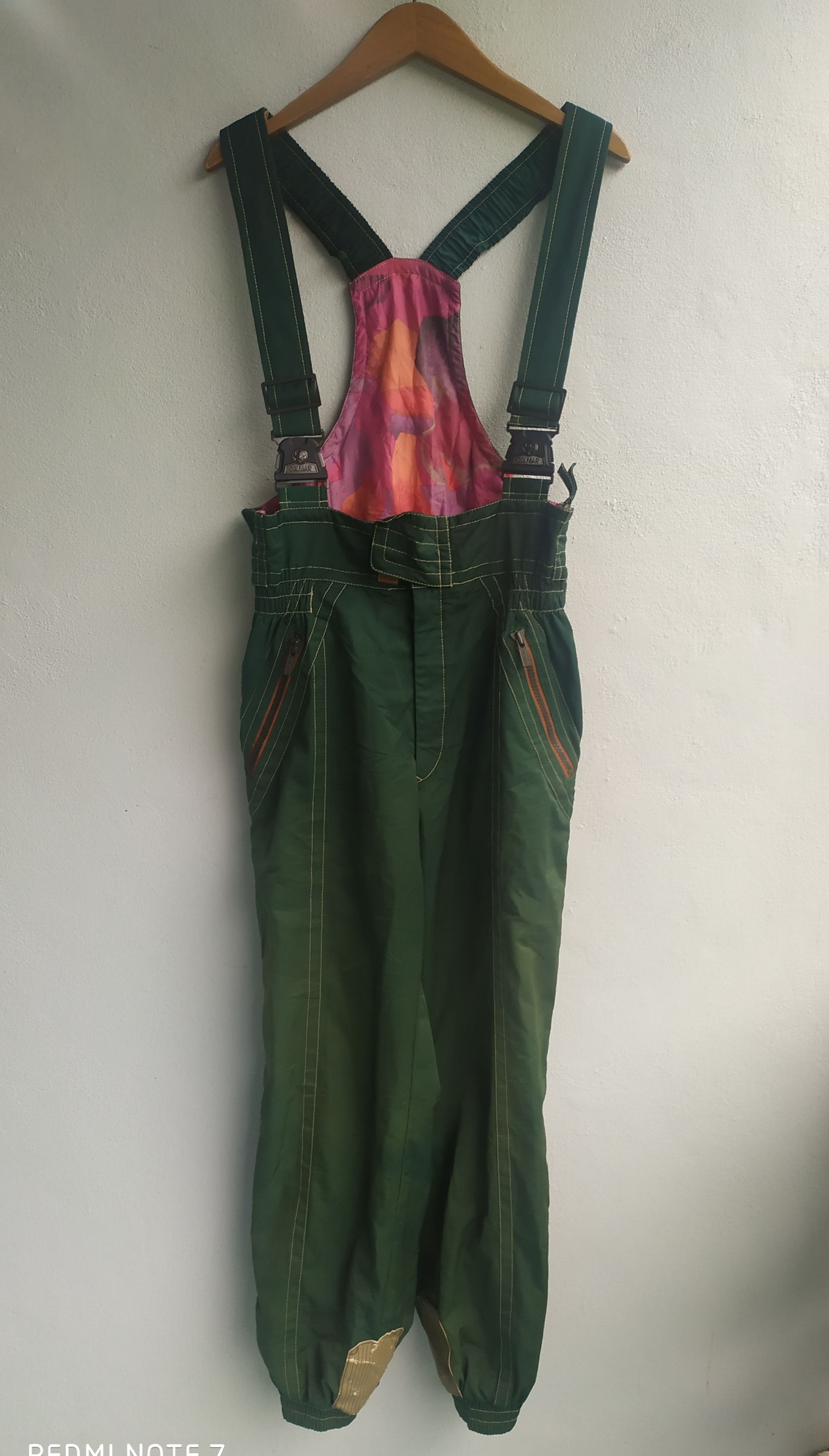 Vintage Colmar X Mizuno ski green pants
