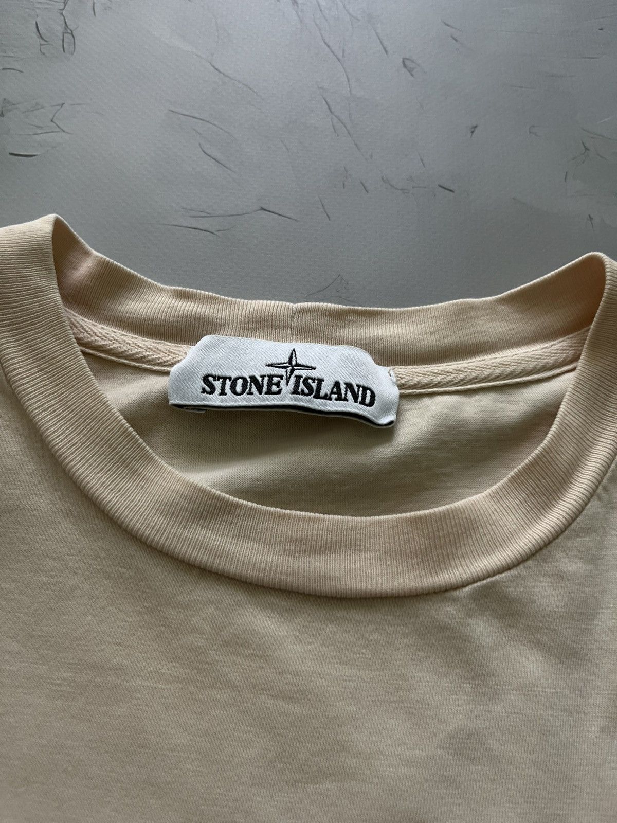 Stone Island Stone Island T-Shirt Streetwear Beige Italian Designer Size US M / EU 48-50 / 2 - 4 Thumbnail