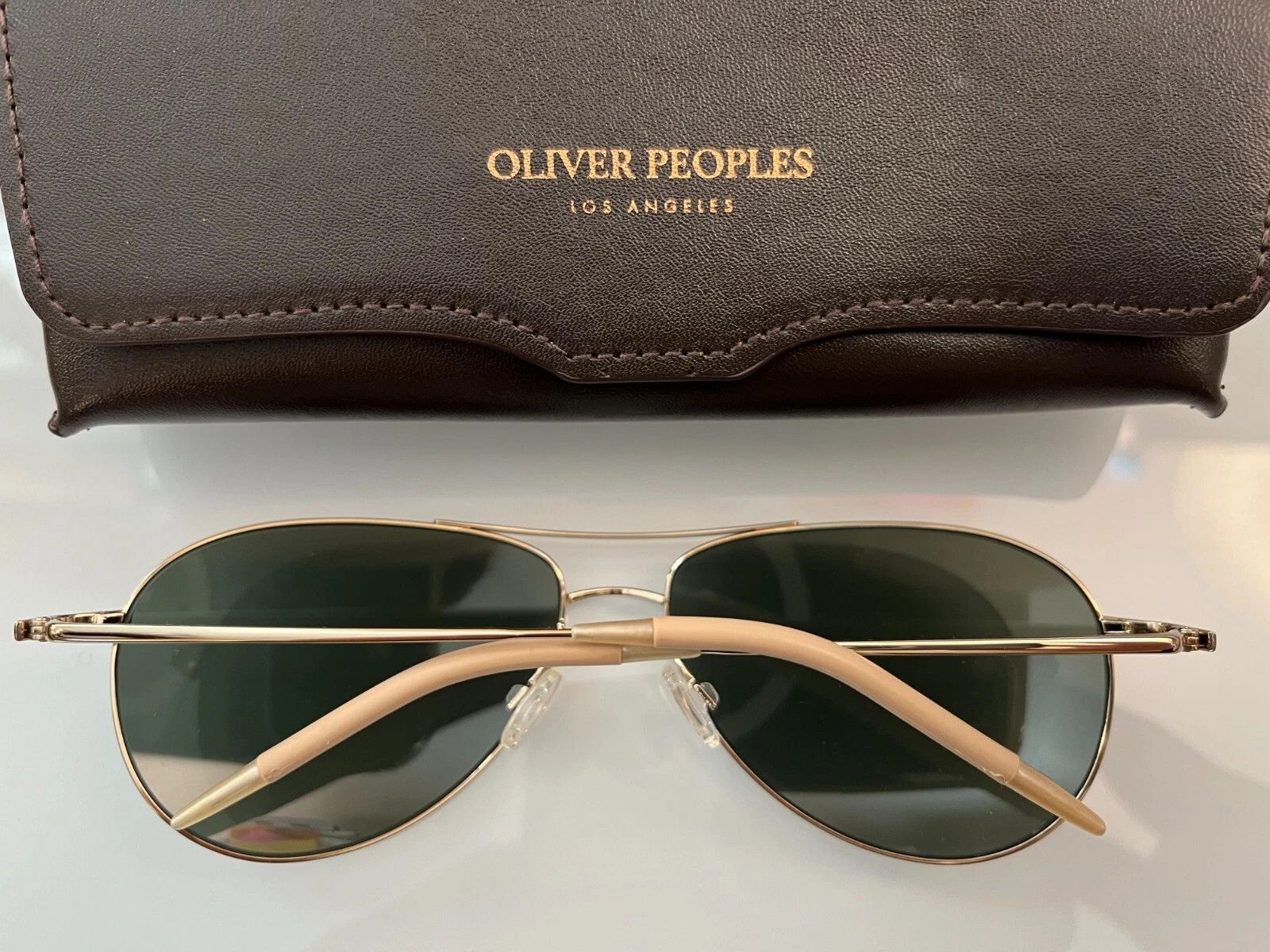 Oliver Peoples Oliver Peoples BENEDICT AVIATOR SUN OV1002S Size ONE SIZE - 6 Thumbnail