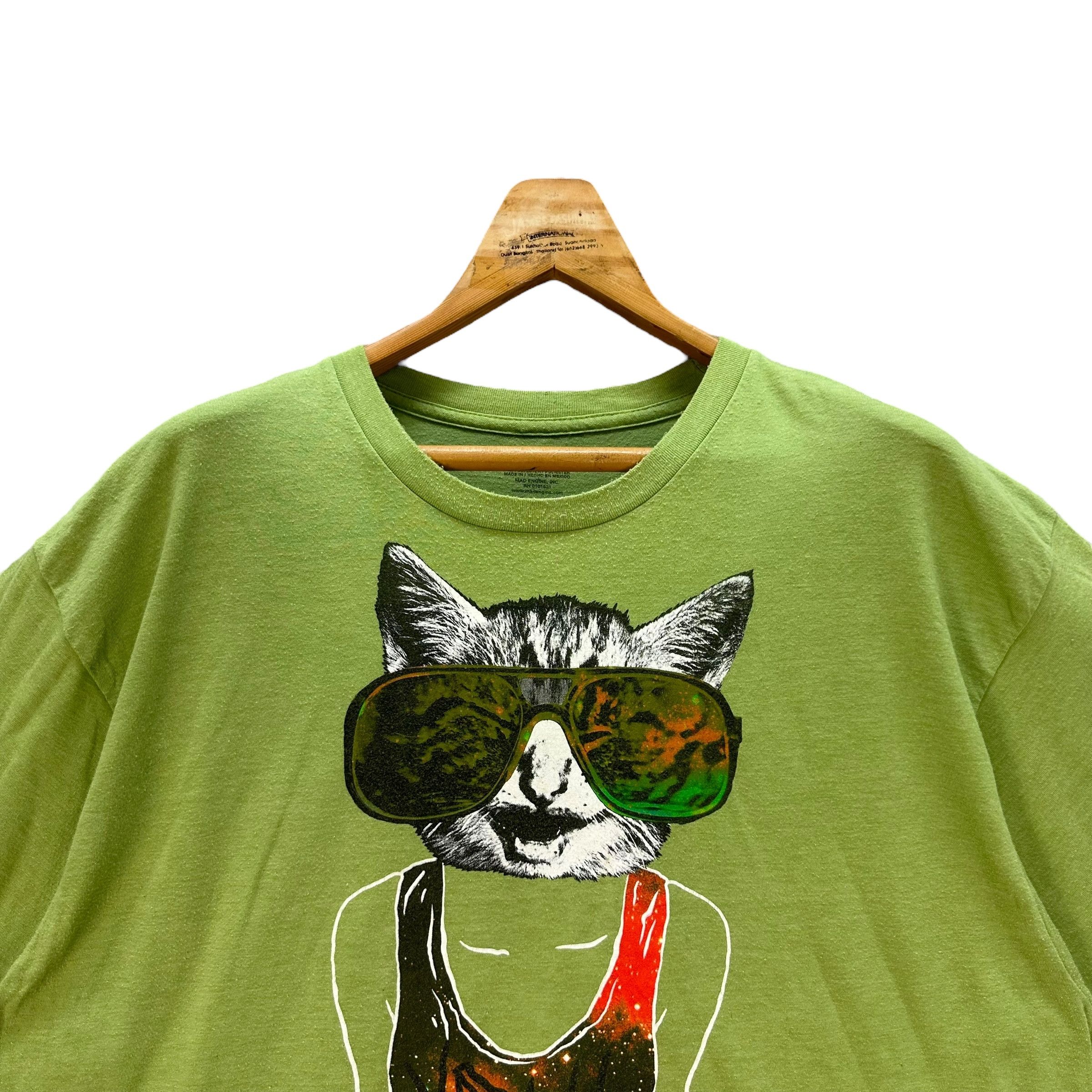 Mad Engine MAD ENGINE YEAH BRAH CAT GRAPHIC TEES #8773-025 Size US XXL / EU 58 / 5 - 2 Thumbnail