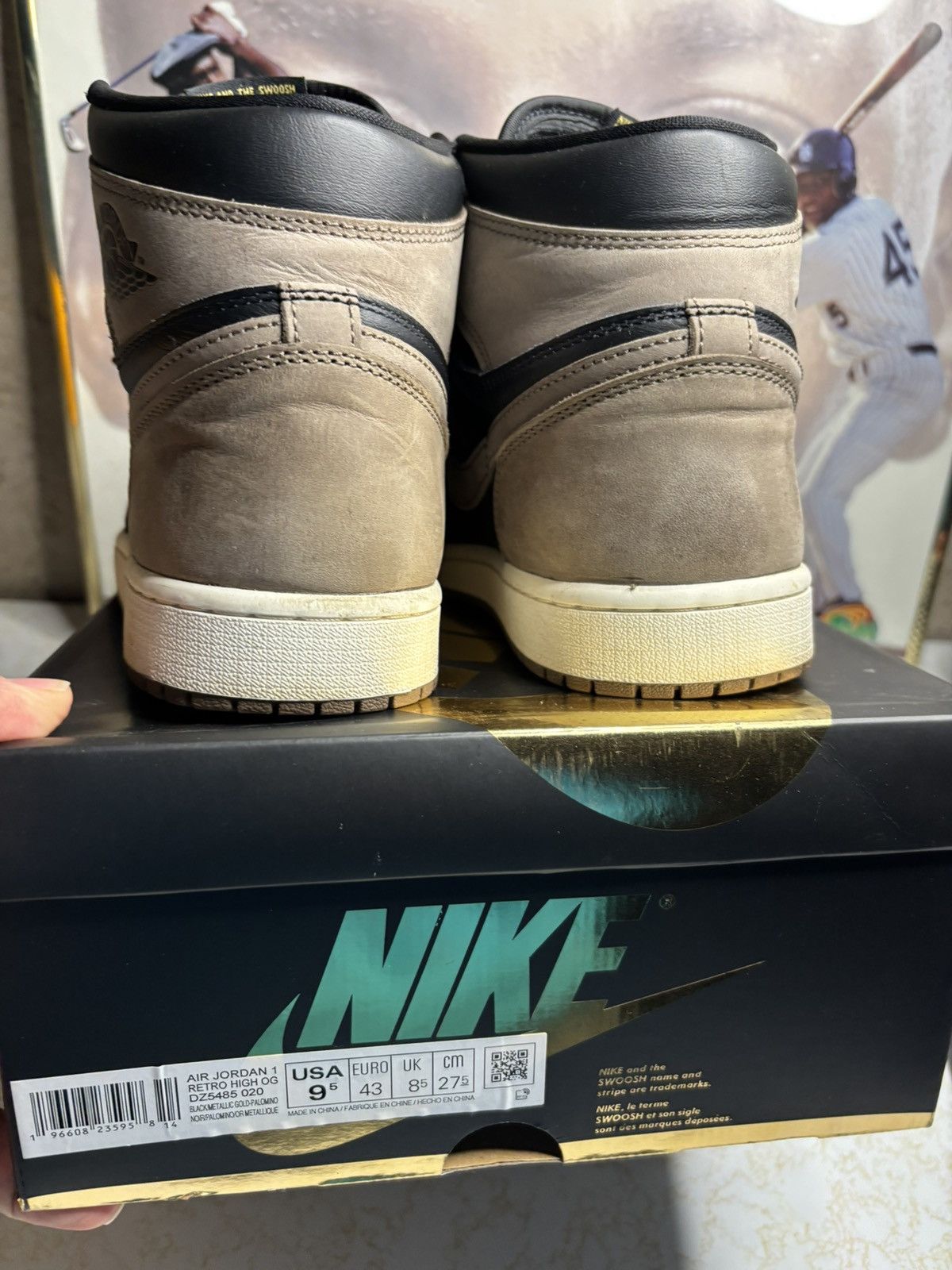 Jordan Brand Air Jordan 1 Retro High OG palomino Size US 9.5 / EU 42-43 - 7 Thumbnail