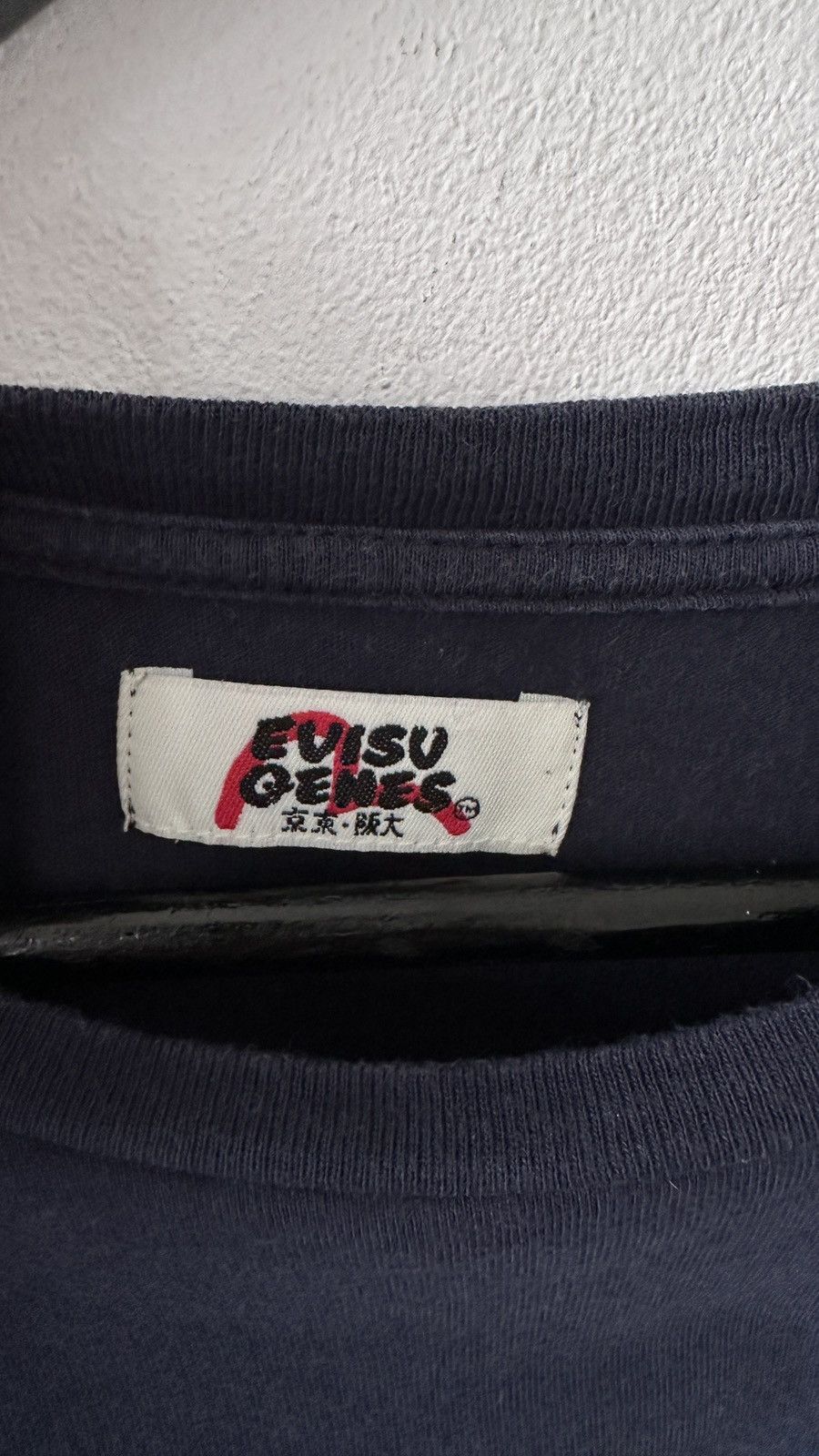 Evisu Vintage Evisu Genes T-Shirt Navy XXL Big Logo Y2K Streetwear Size US XXL / EU 58 / 5 - 10 Thumbnail
