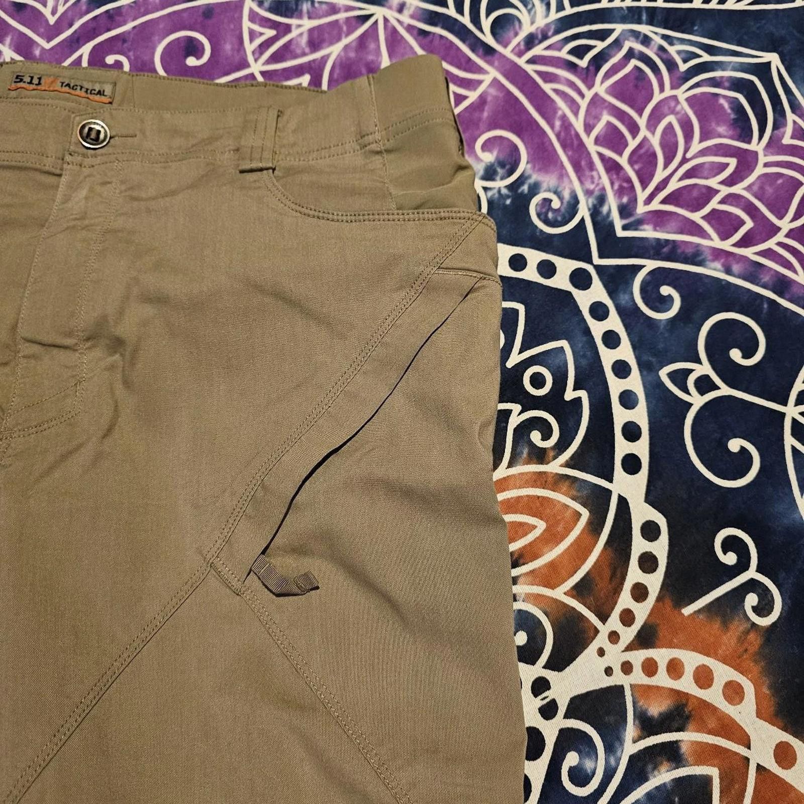 Designer 5.11 Tactical Men's Khaki Trousers Size US 38 / EU 54 - 7 Thumbnail