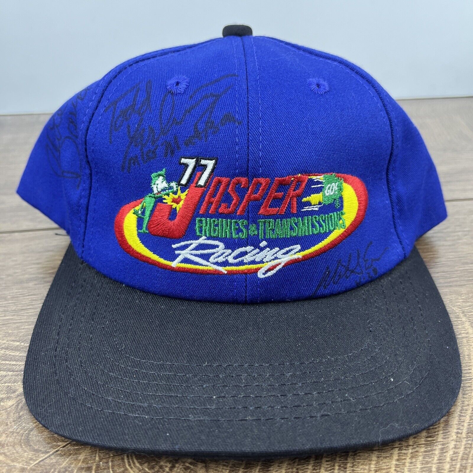 Other Jasper Engines & Transmissions Hat 77 Blue Hat Adjustable Ad Size ONE SIZE - 2 Thumbnail