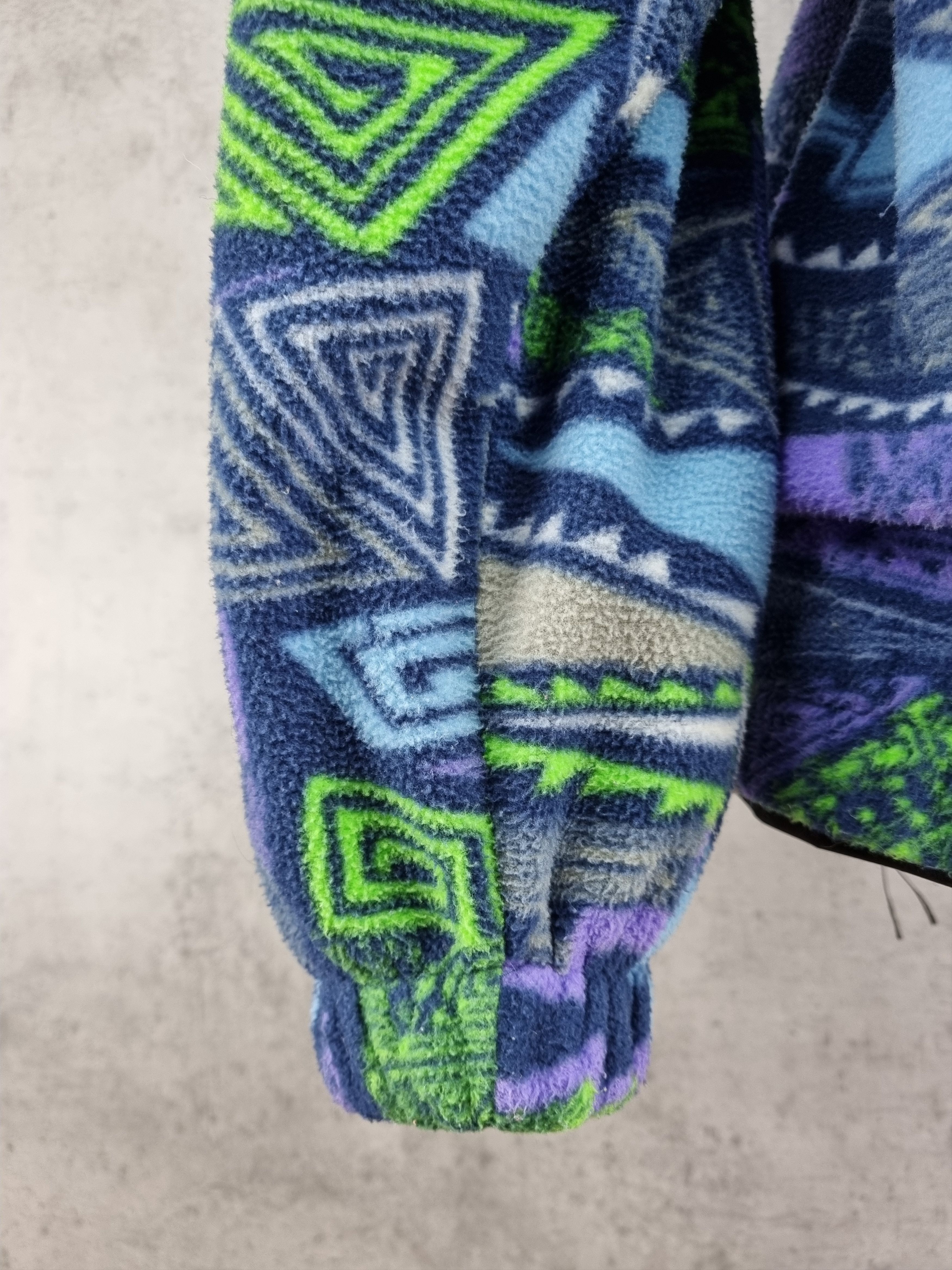 Vintage Attractive Abstract Design Fleece Looks like Patagonia Size US M / EU 48-50 / 2 - 10 Thumbnail