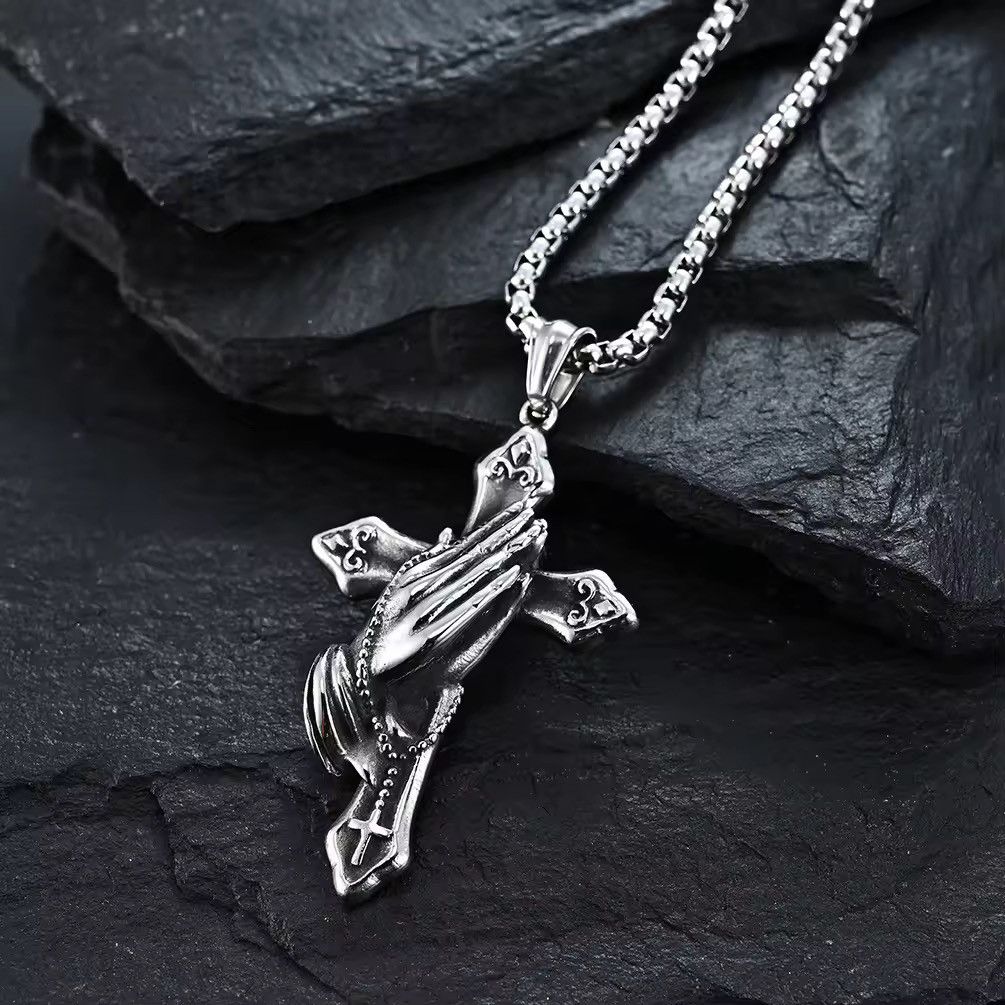 Jewelry Cross Pendant Chain Necklace Size ONE SIZE - 3 Thumbnail