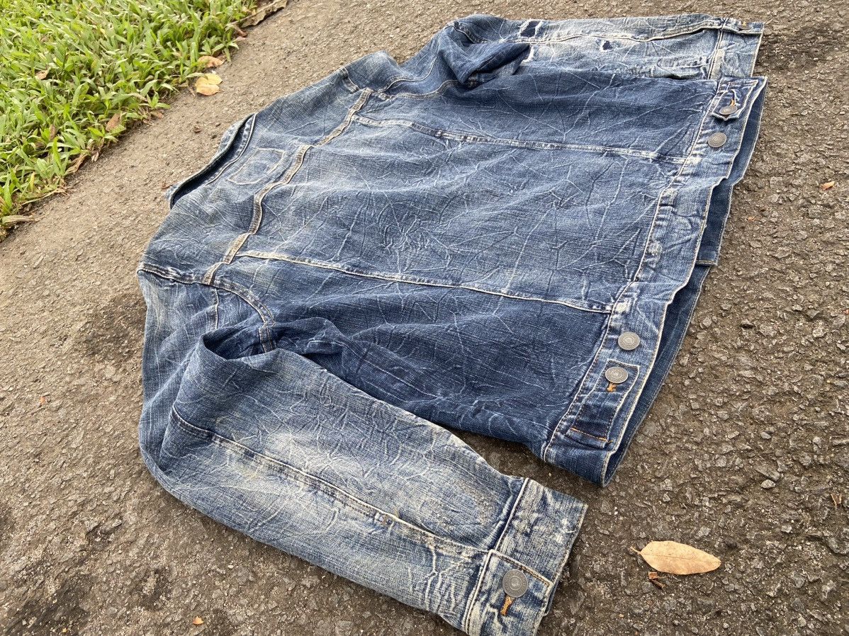 Undercover Distressed Denim jacket jeans Size US XL / EU 56 / 4 - 7 Thumbnail