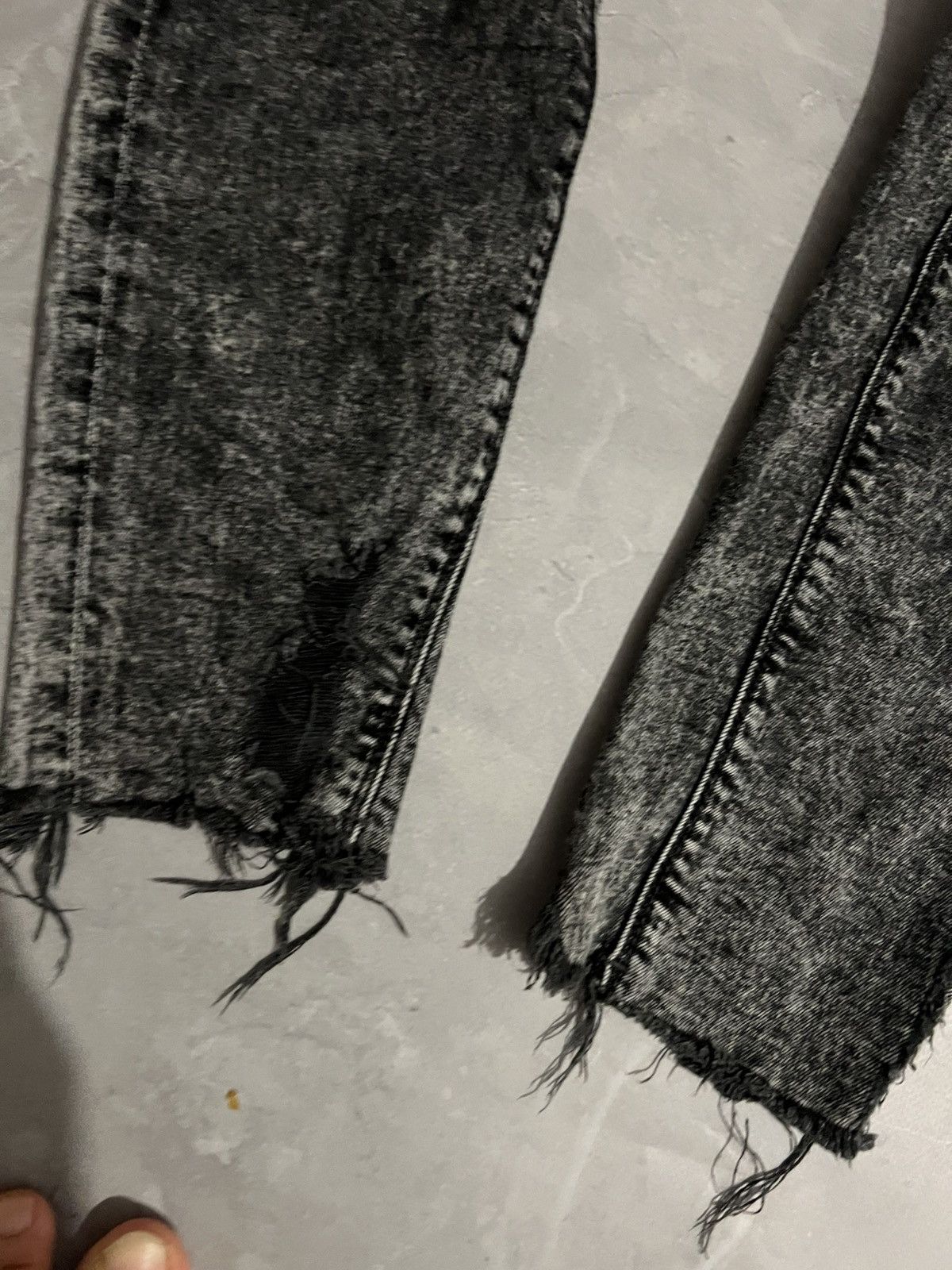 Japanese Brand Y2K Skinny Washed Faded Jeans / Tokyo Vibe Glamour / Grunge Size US 32 / EU 48 - 3 Thumbnail